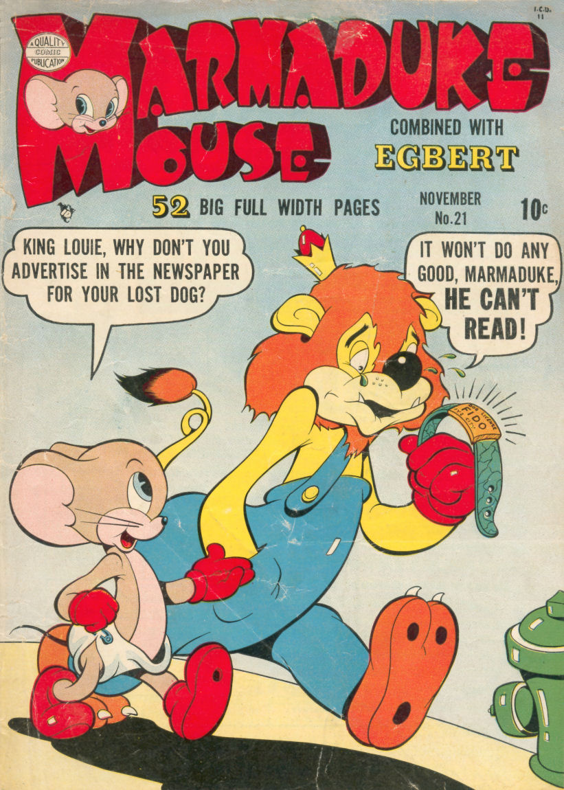 Read online Marmaduke Mouse comic -  Issue #21 - 1
