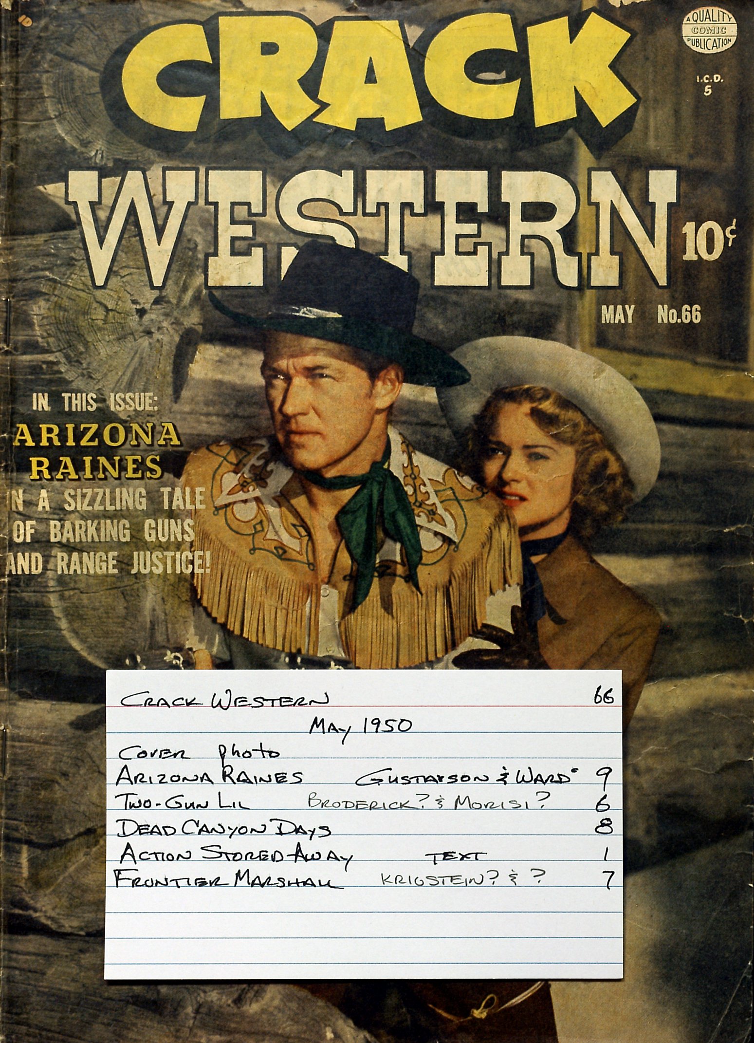 Read online Crack Western comic -  Issue #66 - 37