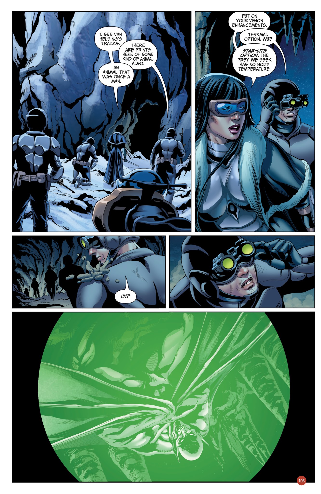 Read online Van Helsing vs. Werewolf comic -  Issue # _TPB 1 - 104