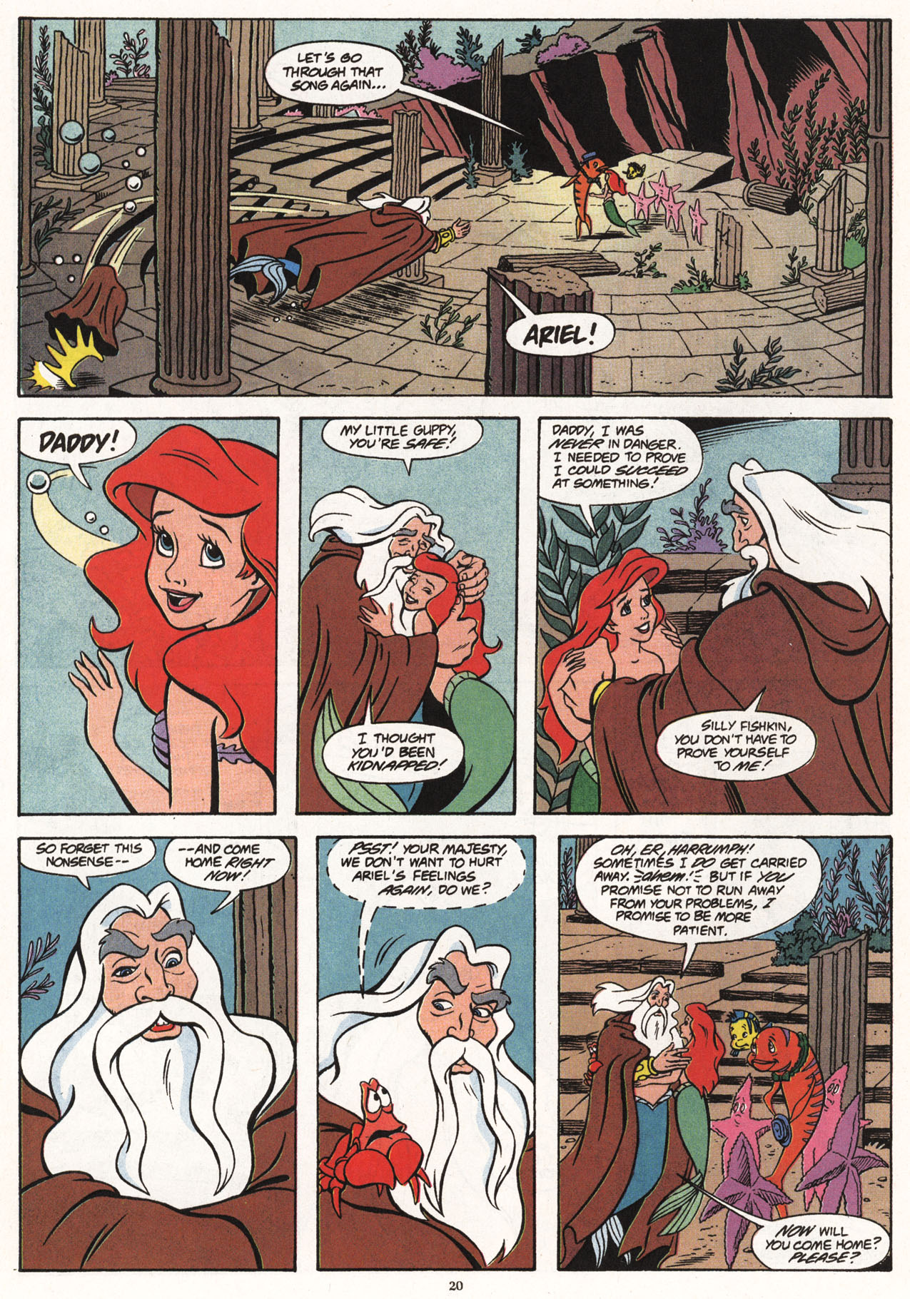 Read online Disney's The Little Mermaid comic -  Issue #1 - 22