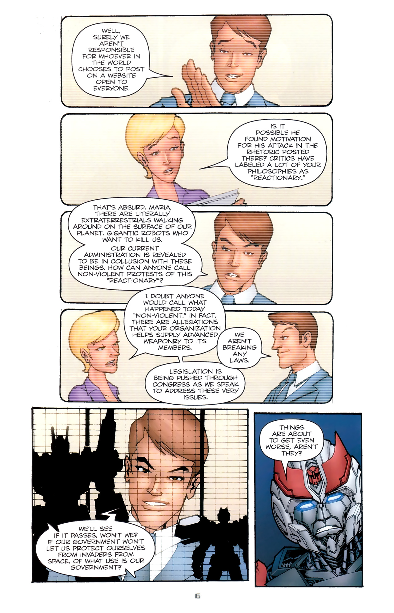 Read online The Transformers (2009) comic -  Issue #14 - 19