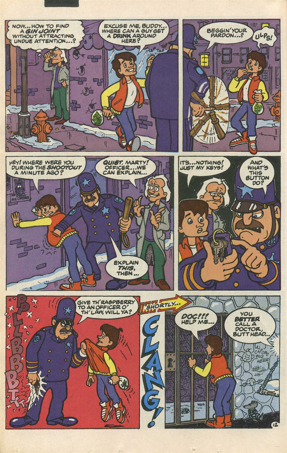 Read online Back to the Future (1991) comic -  Issue #1 - 16