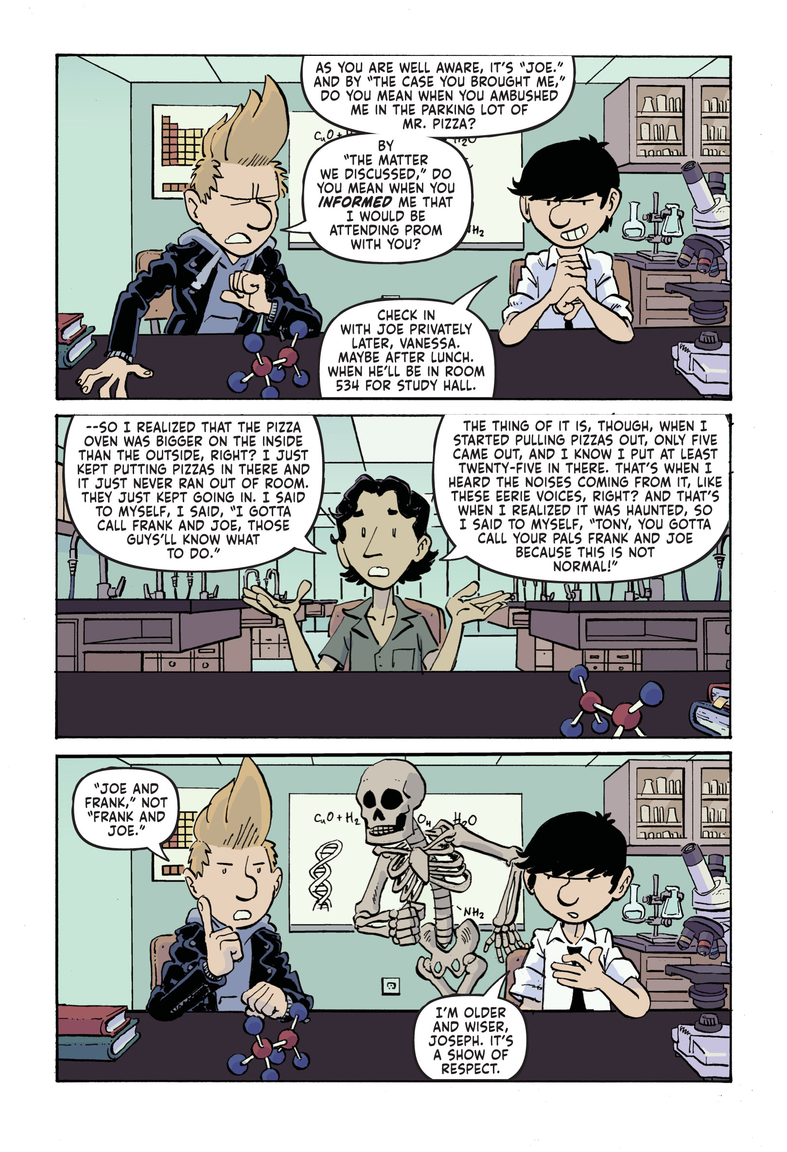 Read online Nancy Drew & the Hardy Boys: The Mystery of the Missing Adults! comic -  Issue # TPB - 14