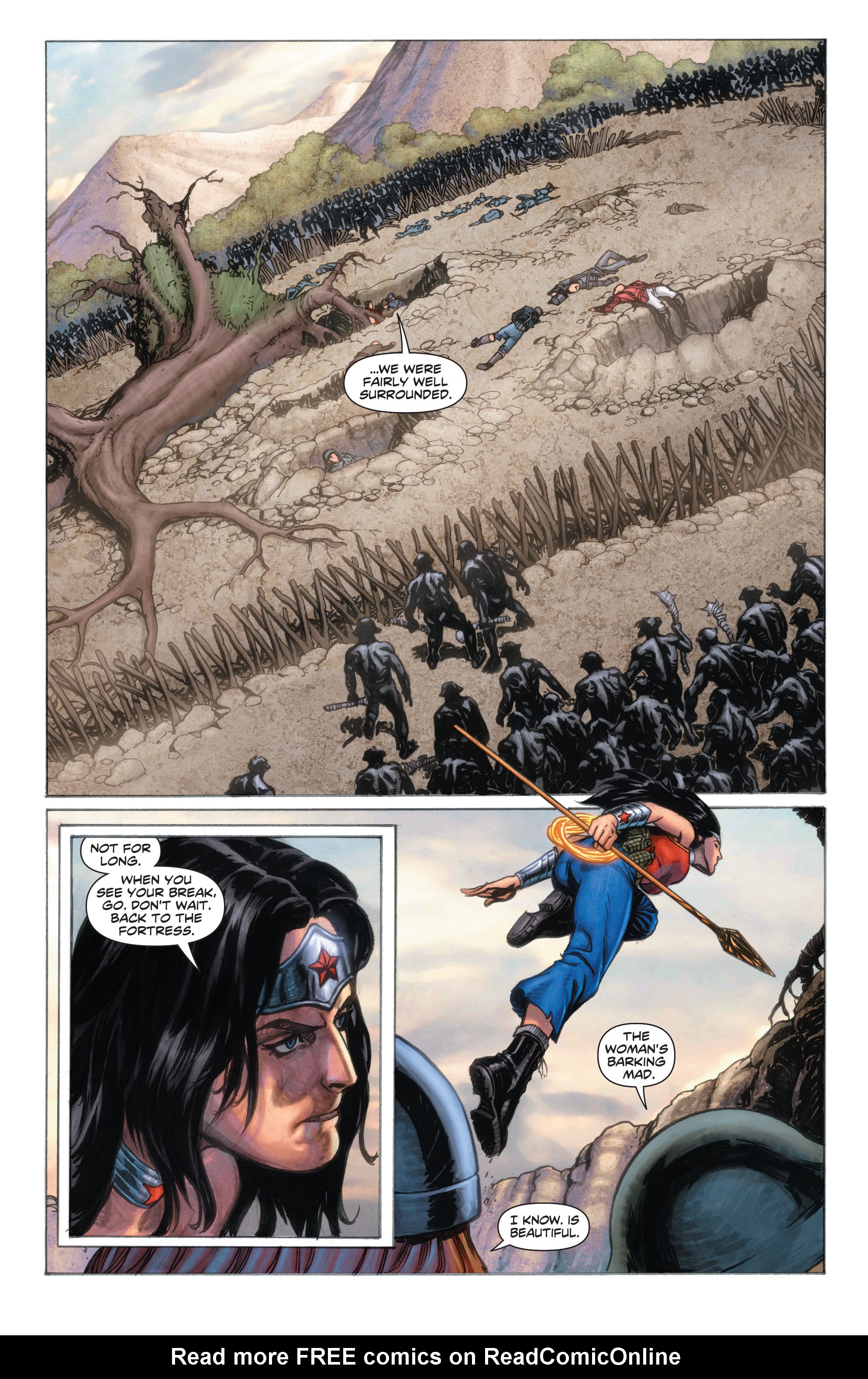 Read online Wonder Woman: Futures End comic -  Issue # Full - 5