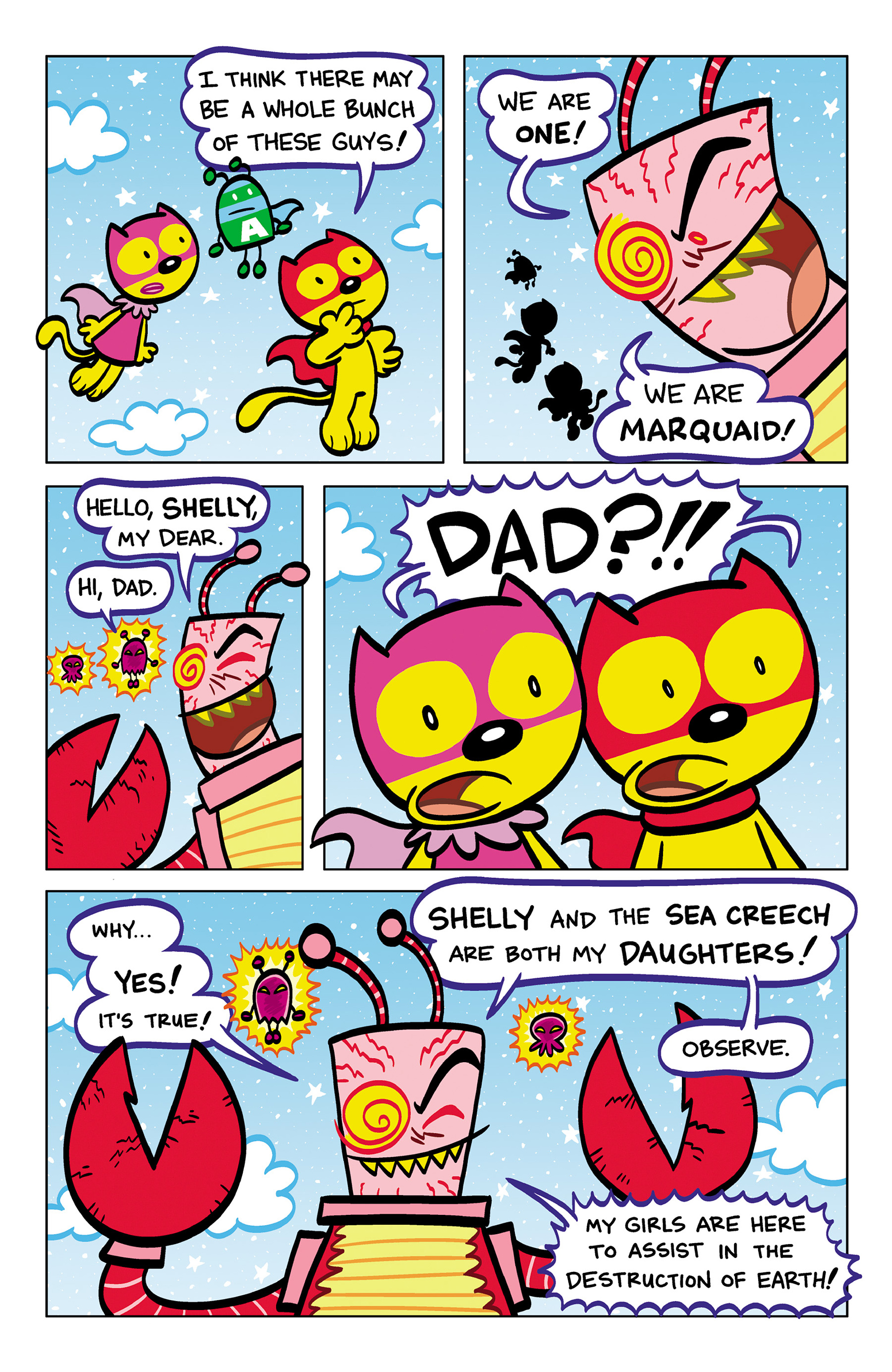 Read online Aw Yeah Comics: Action Cat & Adventure Bug comic -  Issue #4 - 11