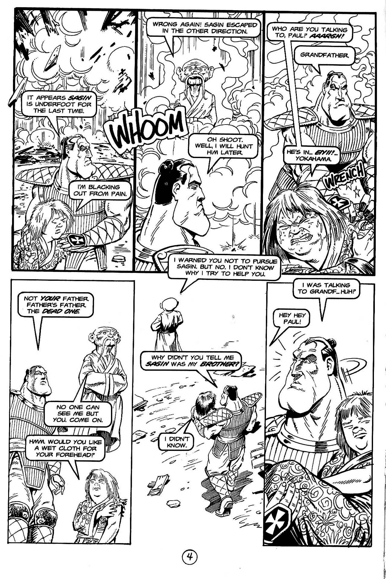 Read online Paul the Samurai (1992) comic -  Issue #9 - 5