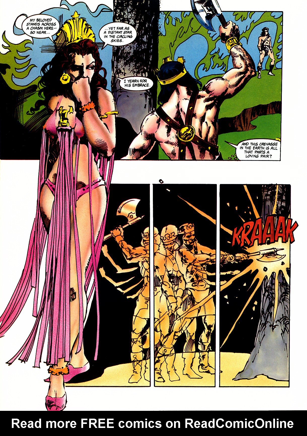 Read online Marvel Graphic Novel comic -  Issue #47 - Kull - The Vale Of Shadow - 53