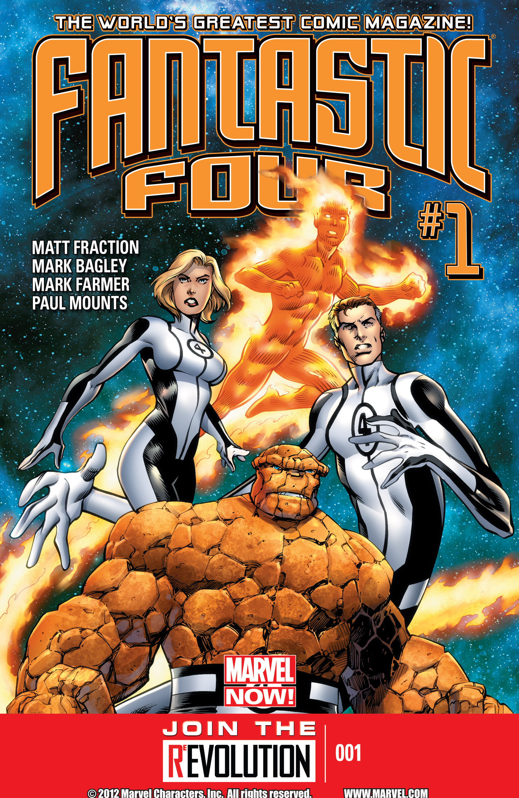 Read online Fantastic Four (2013) comic -  Issue #1 - 1