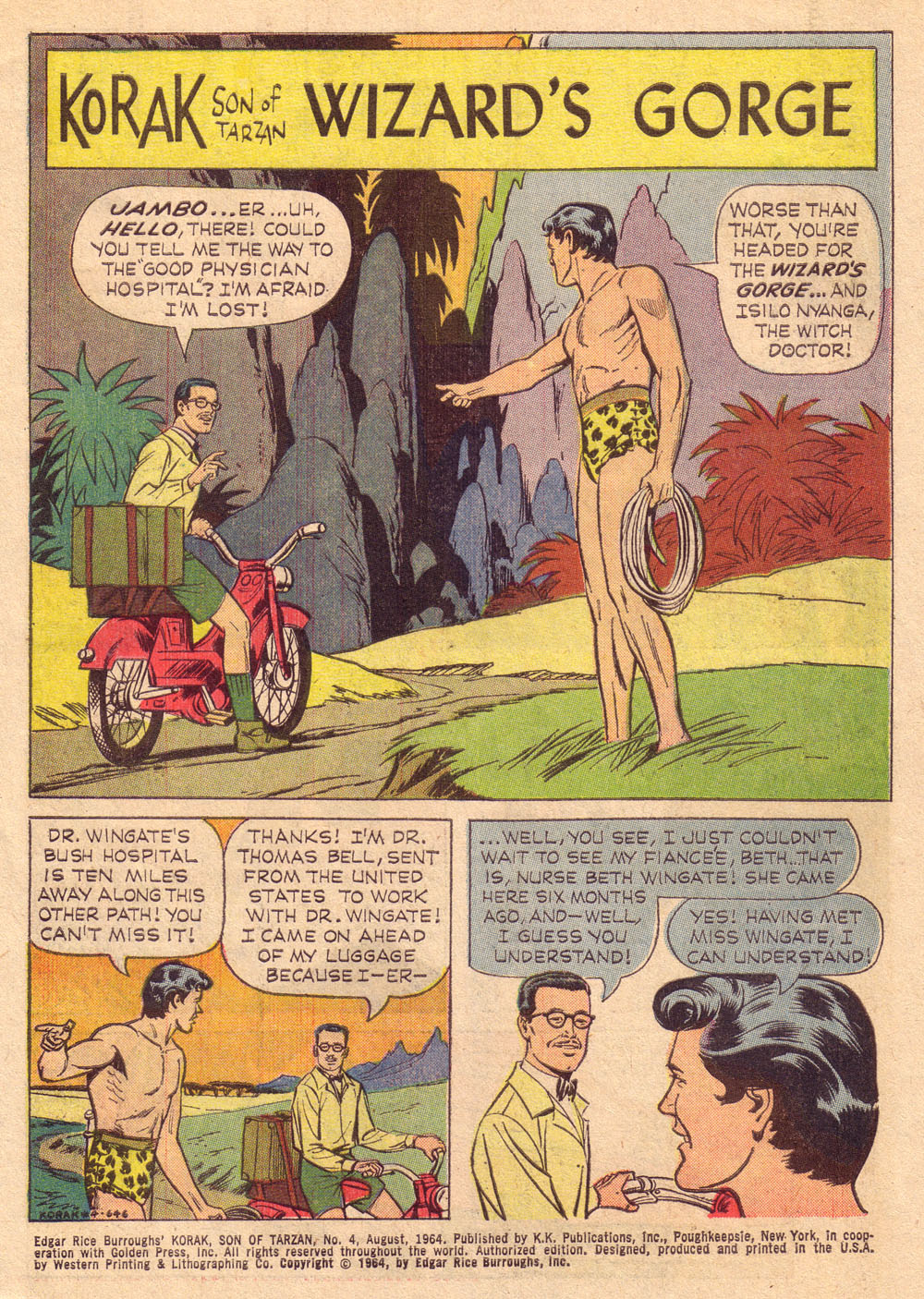 Read online Korak, Son of Tarzan (1964) comic -  Issue #4 - 3