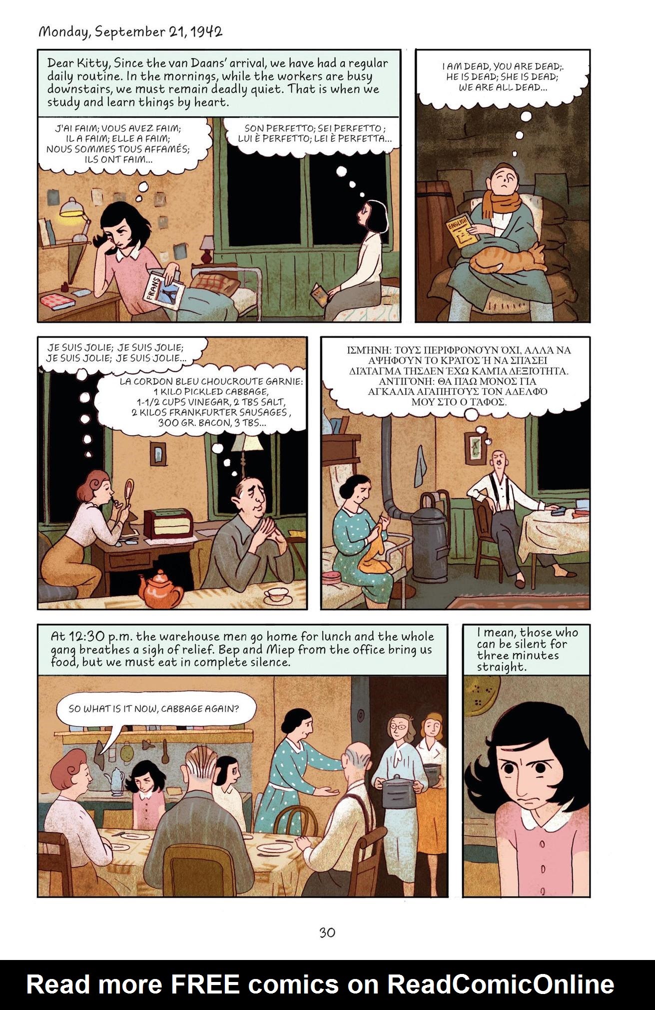 Read online Anne Frank’s Diary: The Graphic Adaptation comic -  Issue # TPB - 34