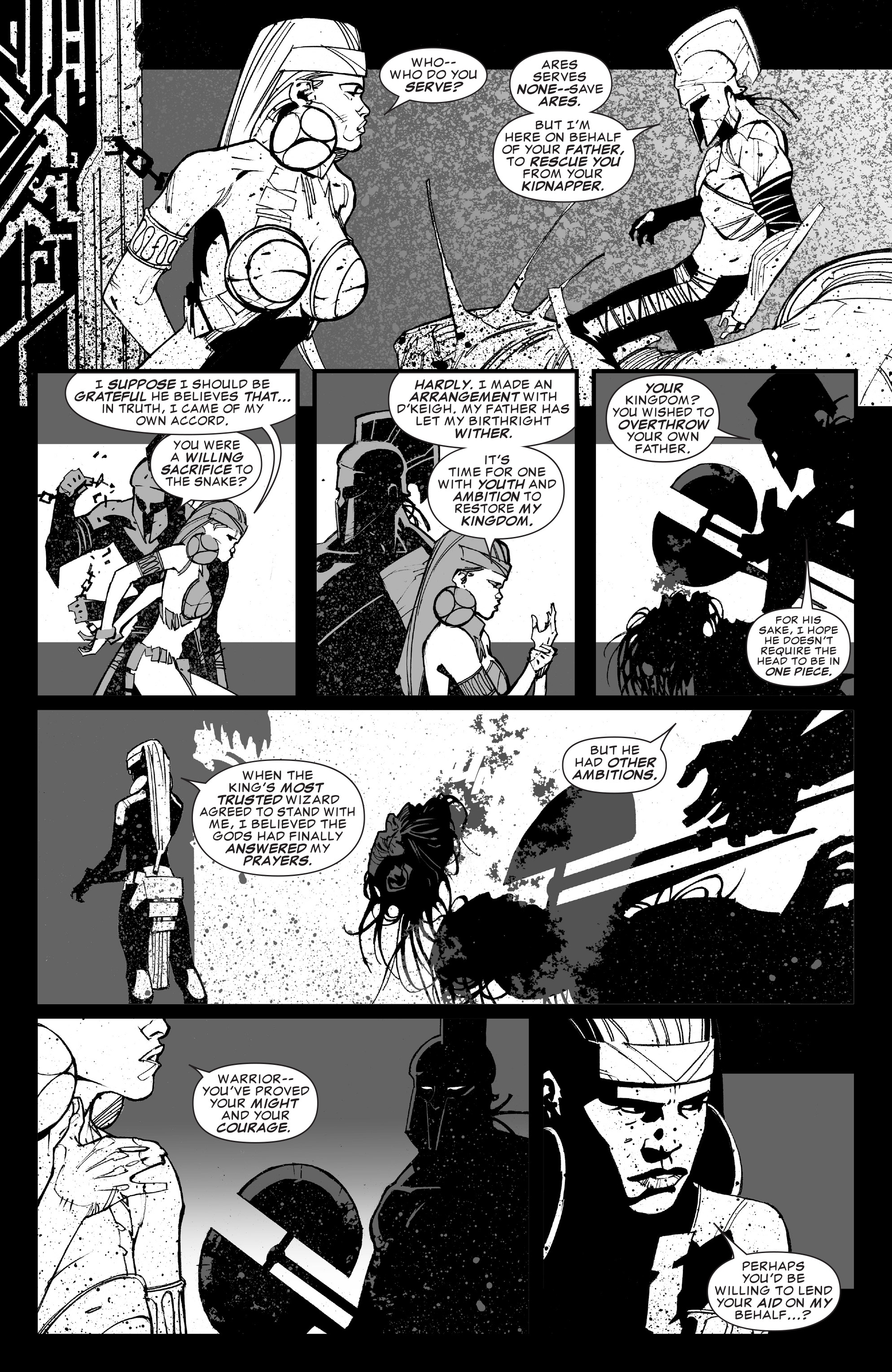 Read online The Savage Axe of Ares (B&W) comic -  Issue # Full - 29