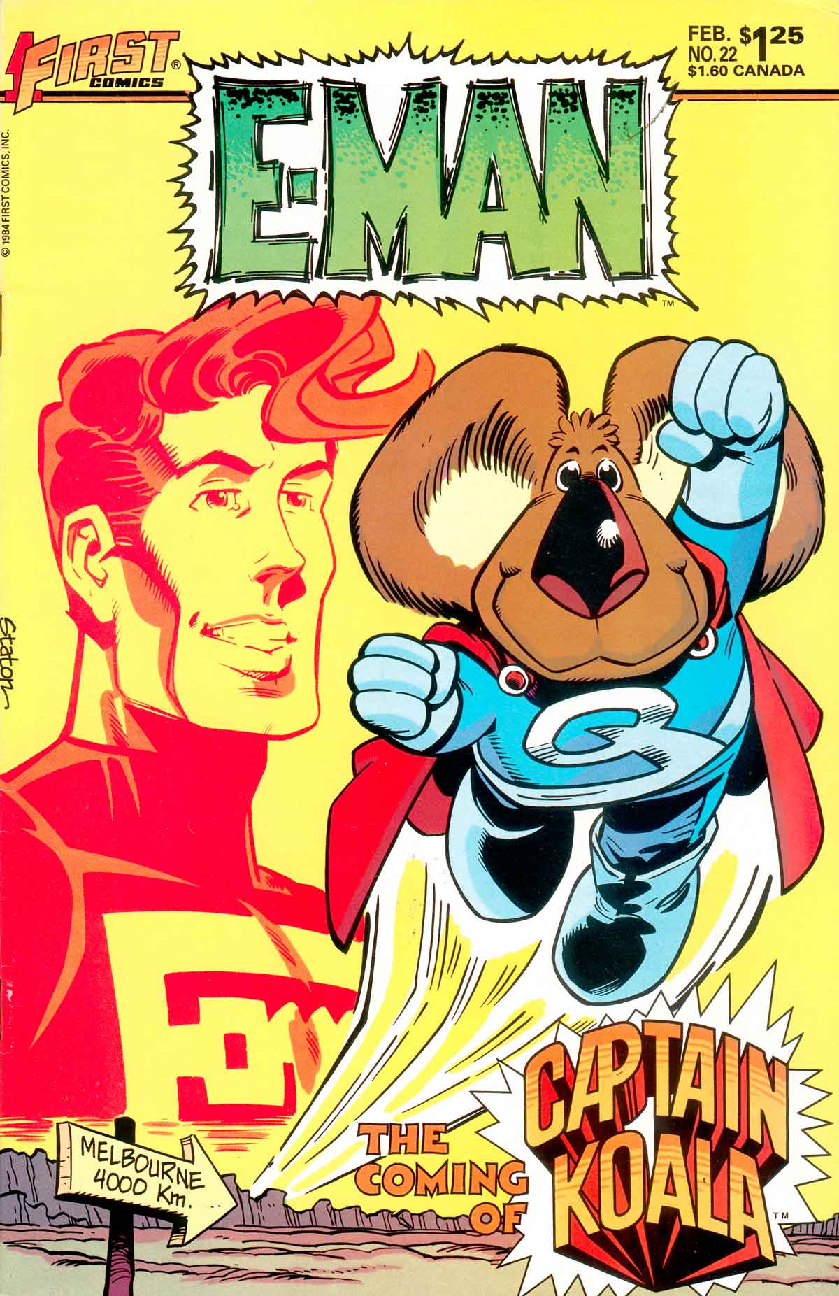 Read online E-Man (1983) comic -  Issue #22 - 1