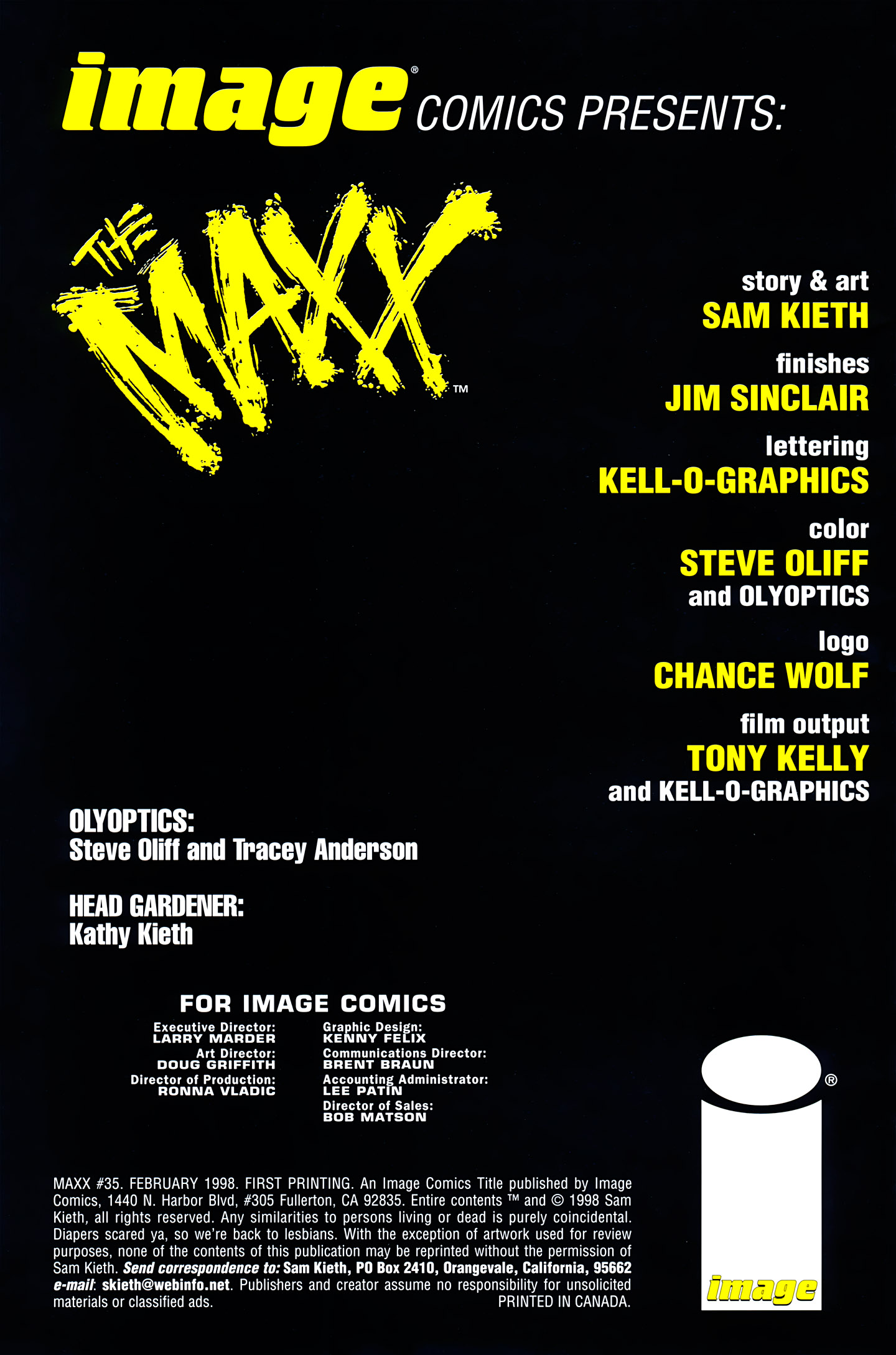 Read online The Maxx (1993) comic -  Issue #35 - 2