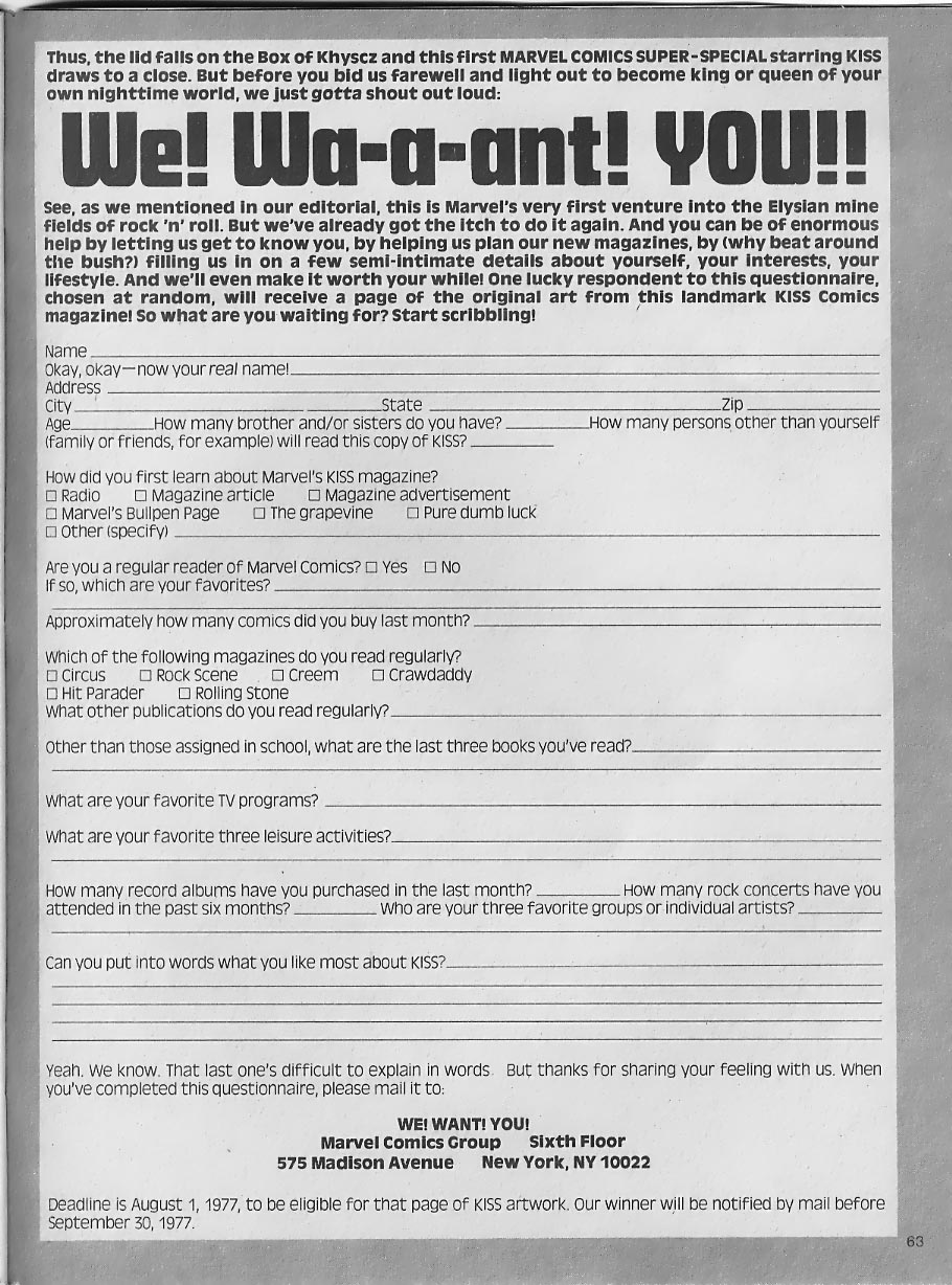 Read online Marvel Comics Super Special comic -  Issue #1 - 61