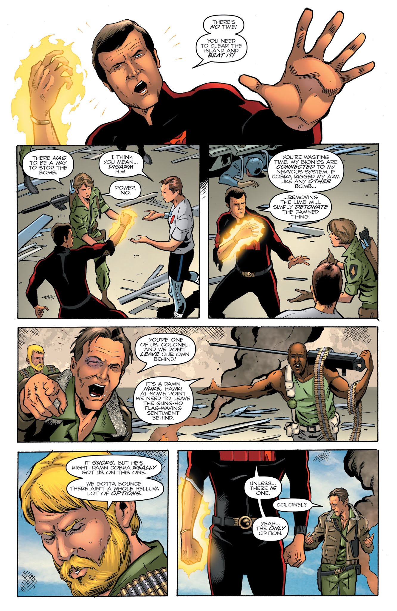 Read online G.I. Joe: A Real American Hero vs. the Six Million Dollar Man comic -  Issue #4 - 14