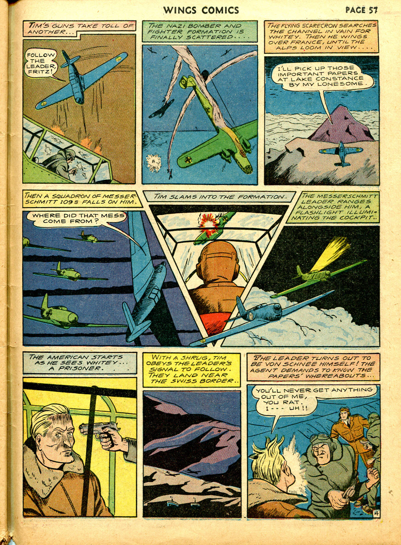 Read online Wings Comics comic -  Issue #6 - 59