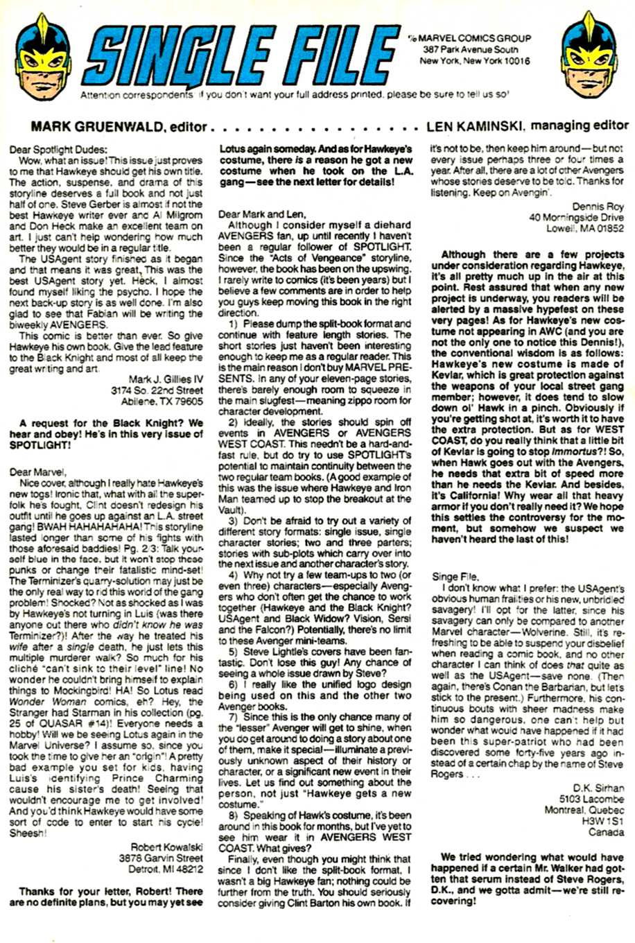 Read online Avengers Spotlight comic -  Issue #39 - 24