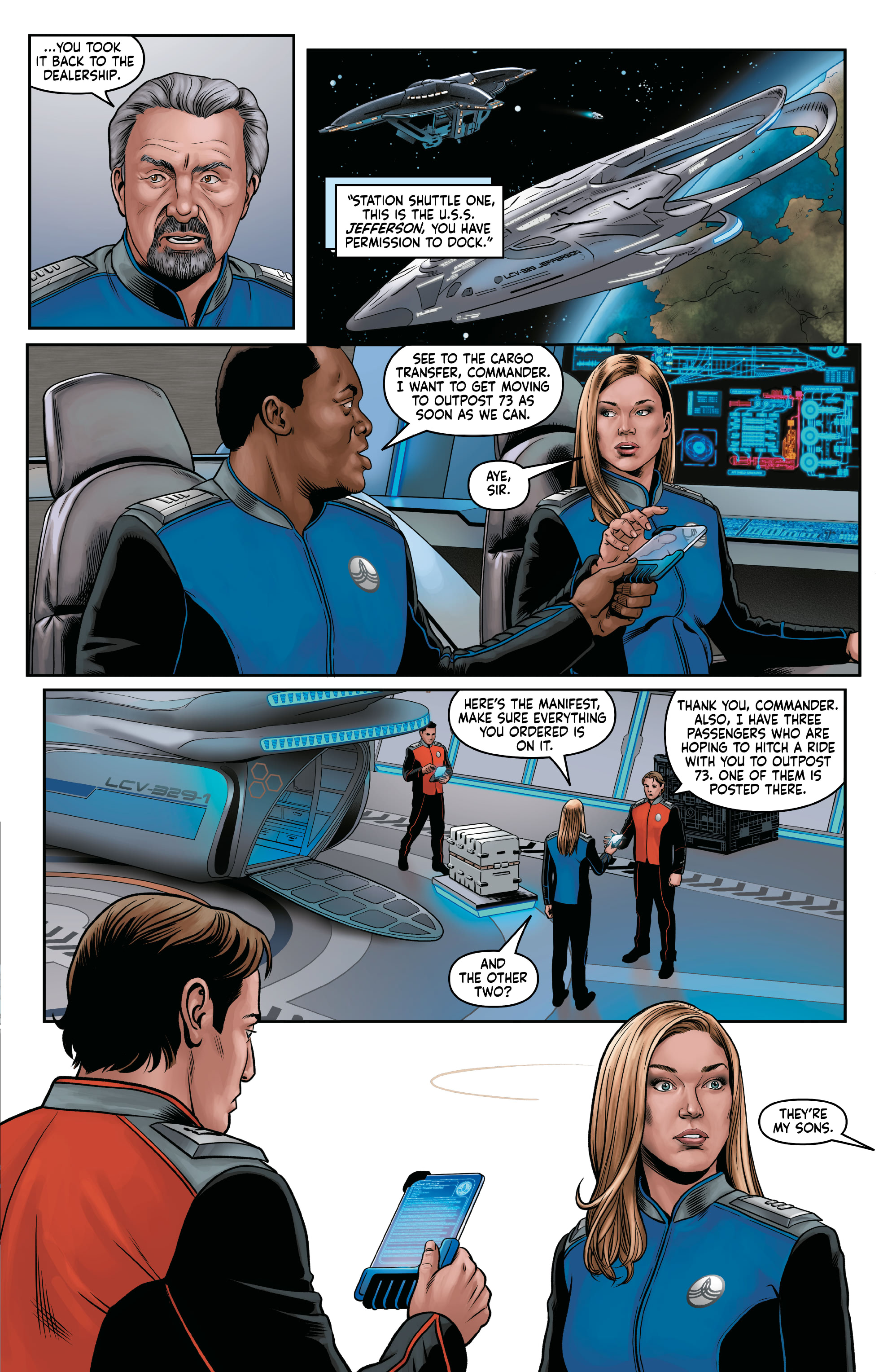 Read online The Orville: Digressions comic -  Issue #1 - 19