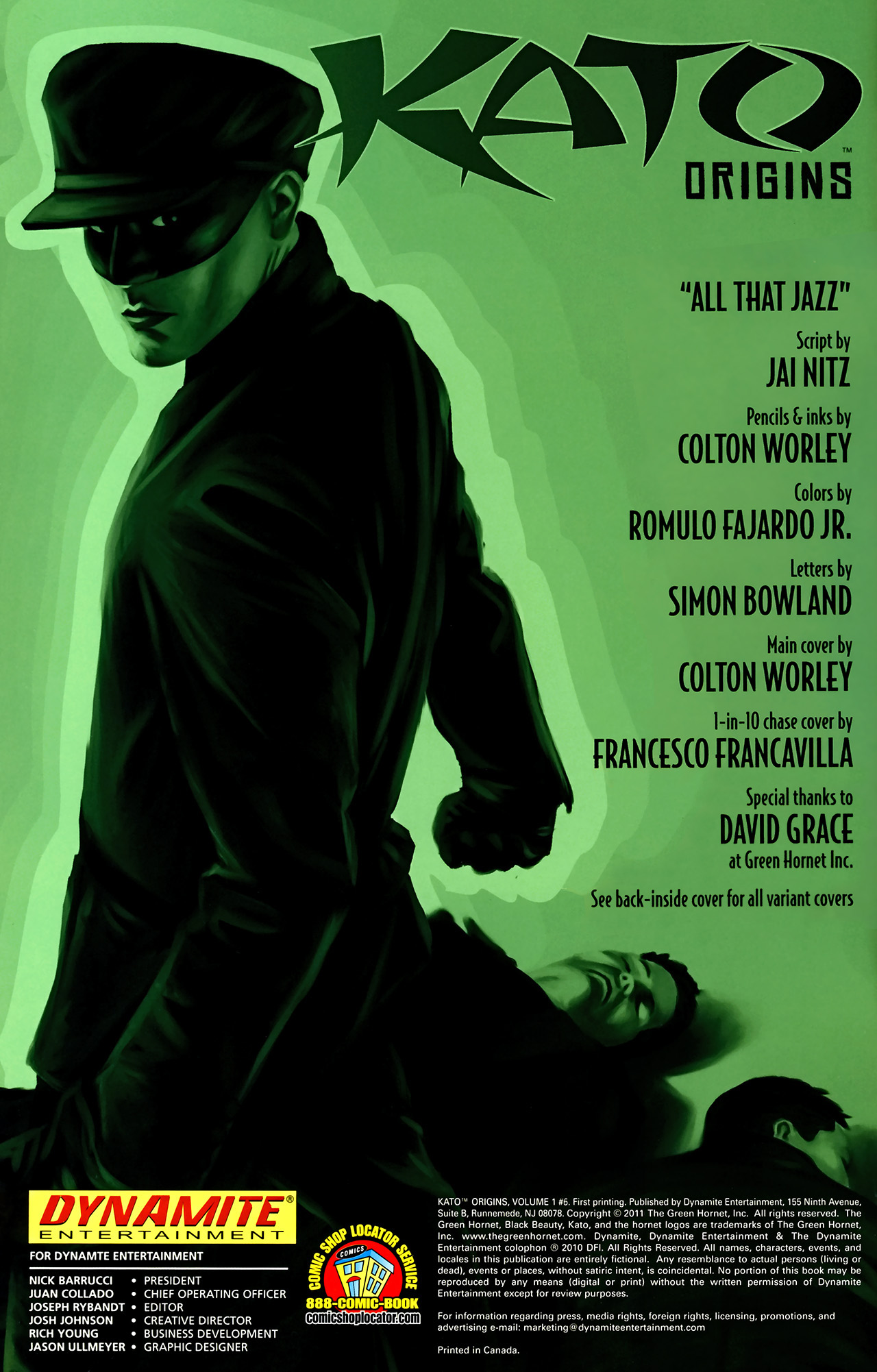 Read online Kato Origins comic -  Issue #6 - 2