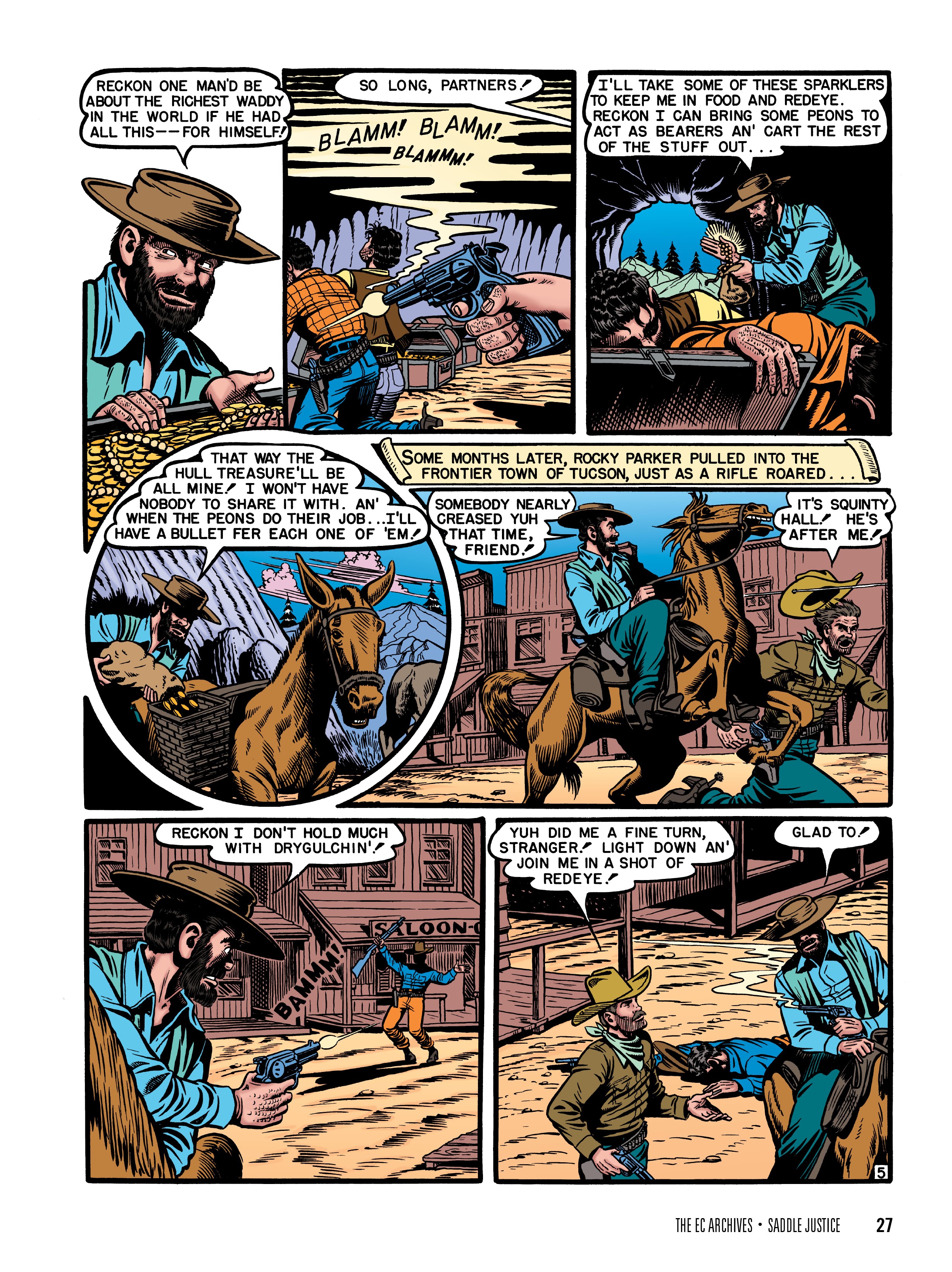 Read online The EC Archives: Saddle Justice comic -  Issue # TPB (Part 1) - 29