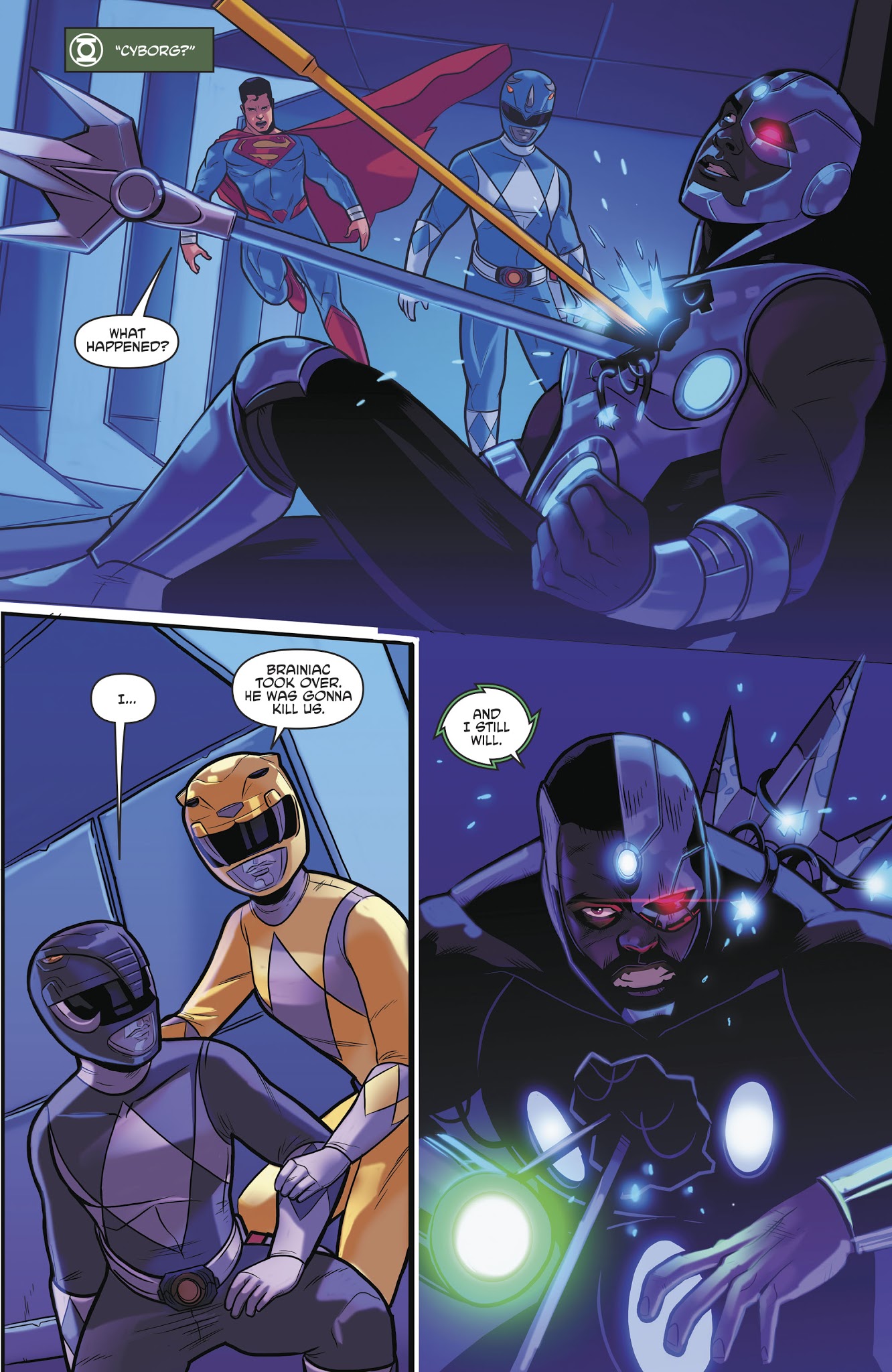 Read online Justice League/Mighty Morphin' Power Rangers comic -  Issue #5 - 9