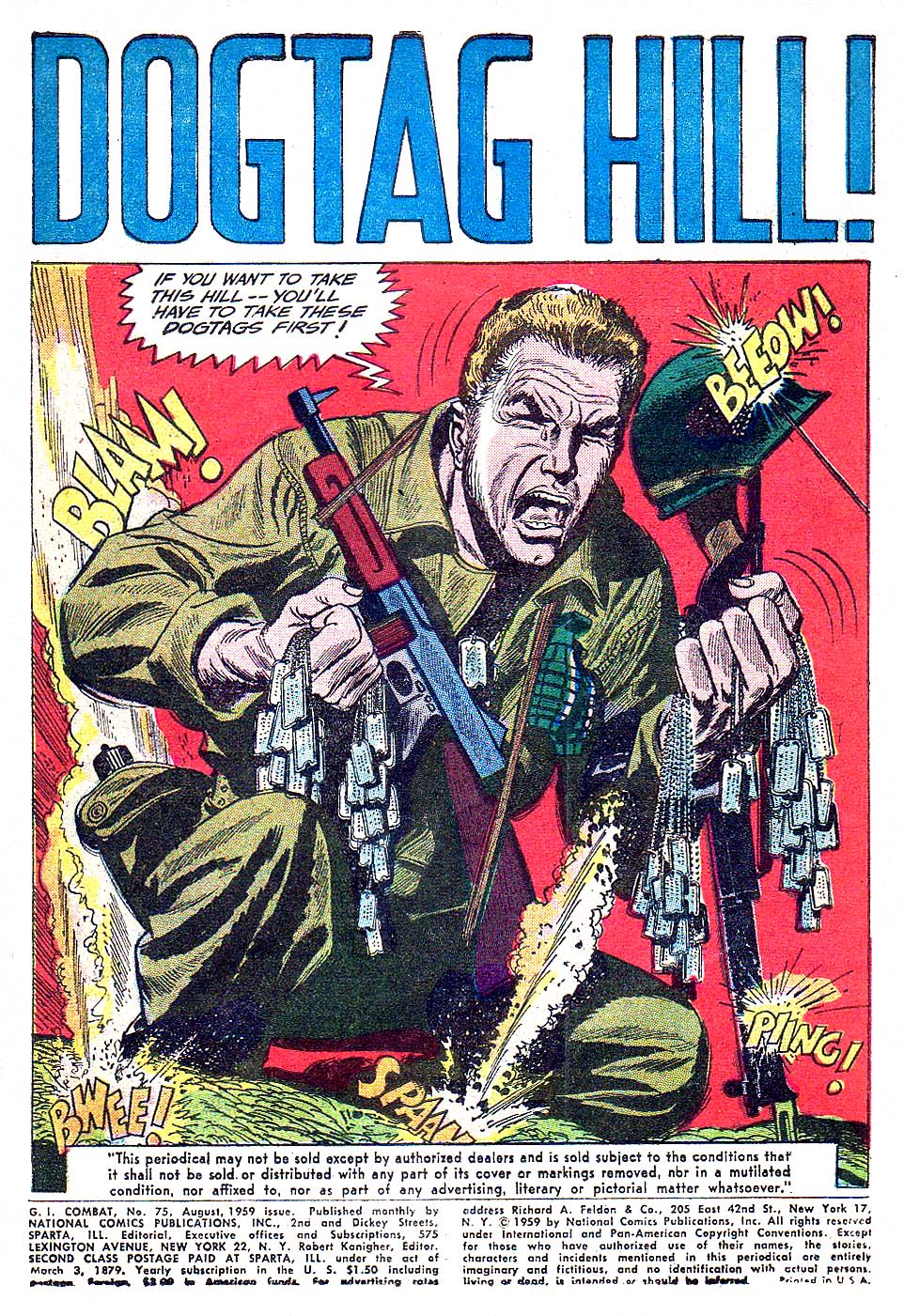 Read online G.I. Combat (1952) comic -  Issue #75 - 3