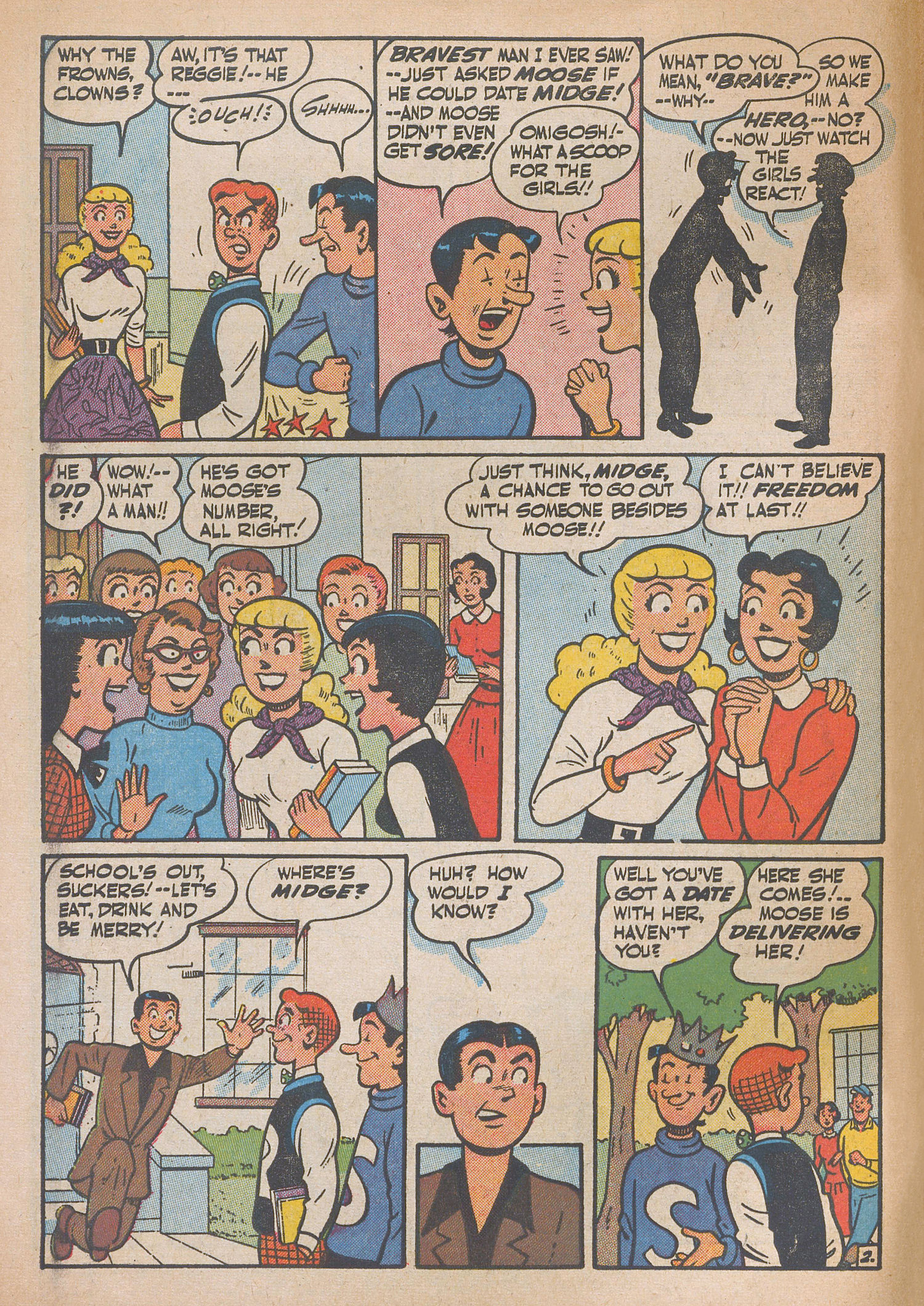Read online Archie's Rival Reggie comic -  Issue #13 - 4