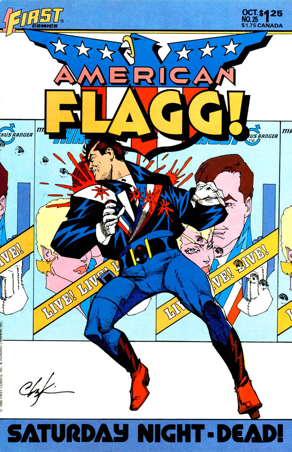 Read online American Flagg! comic -  Issue #25 - 1
