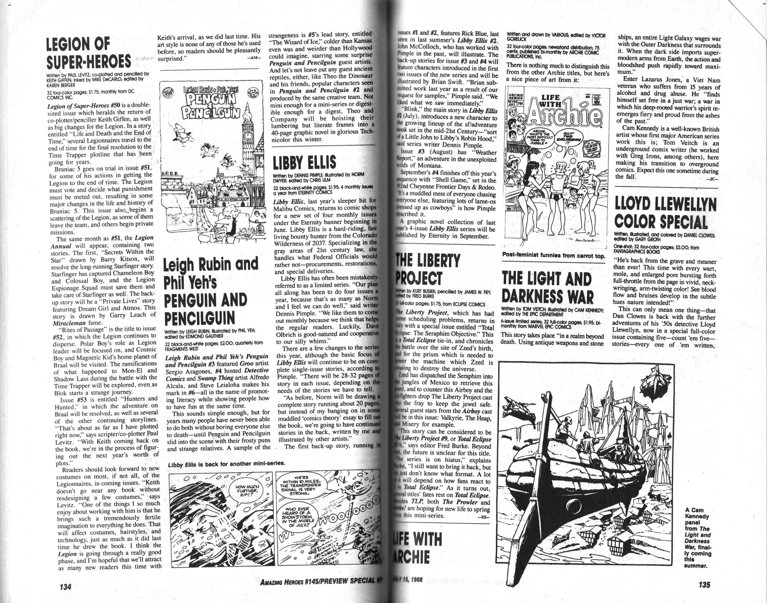 Read online Amazing Heroes comic -  Issue #145 - 69