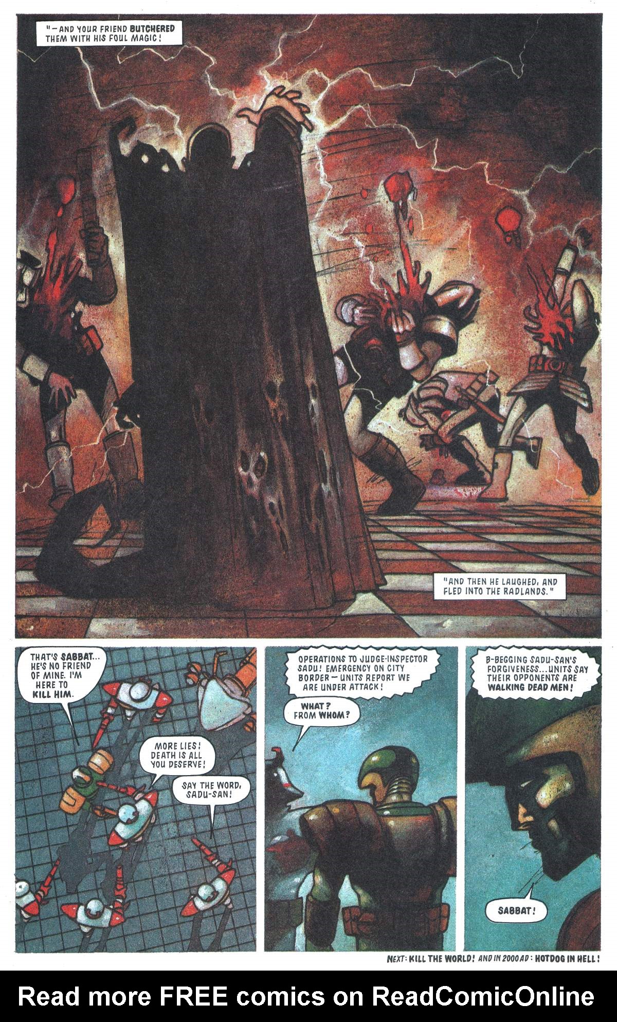 Read online Judge Dredd: The Megazine (vol. 2) comic -  Issue #4 - 12