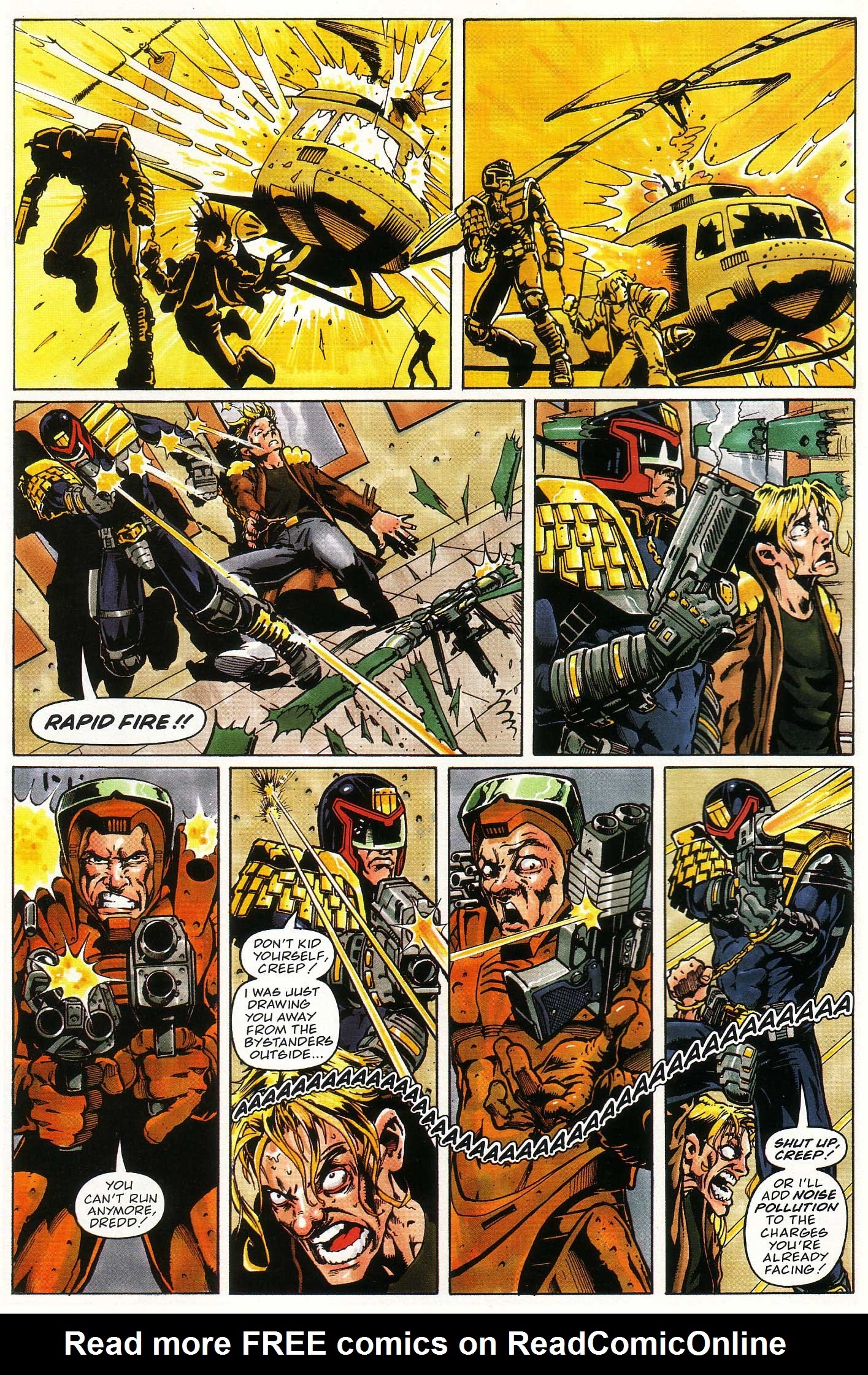 Read online Judge Dredd Lawman of the Future comic -  Issue #5 - 12