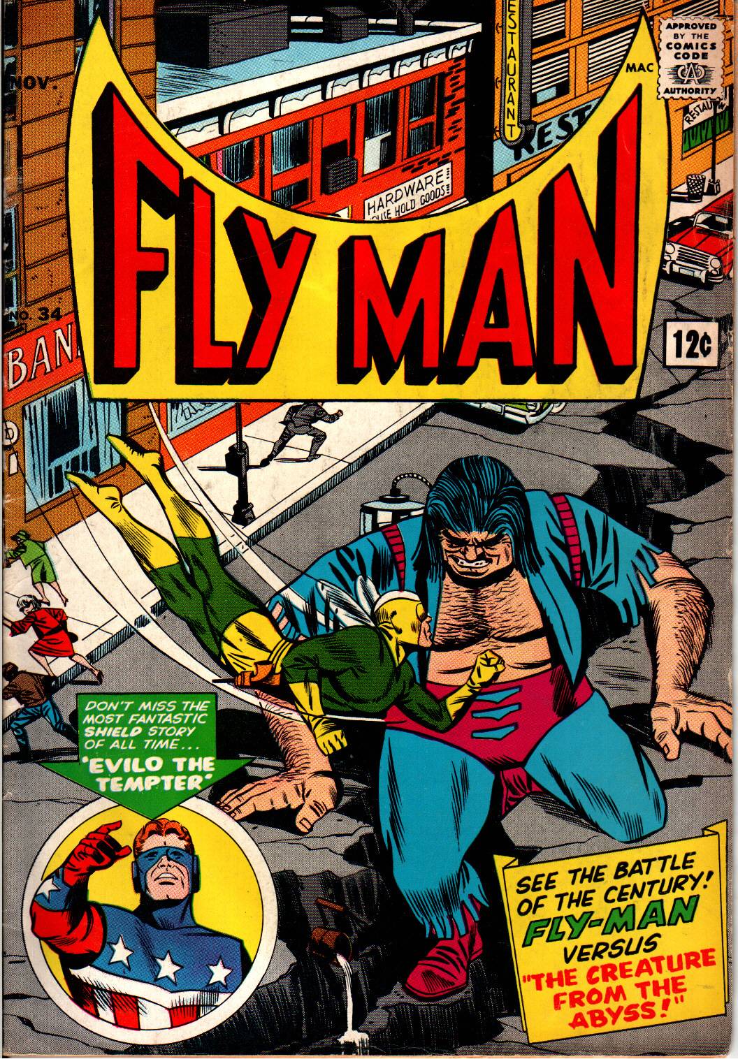 Read online Fly Man comic -  Issue #34 - 1