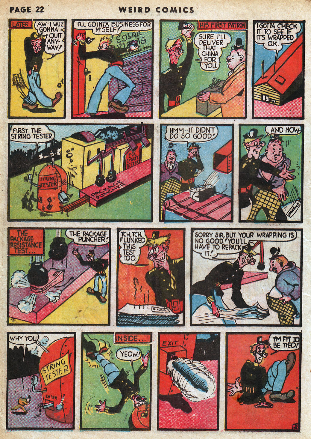 Read online Weird Comics comic -  Issue #3 - 24