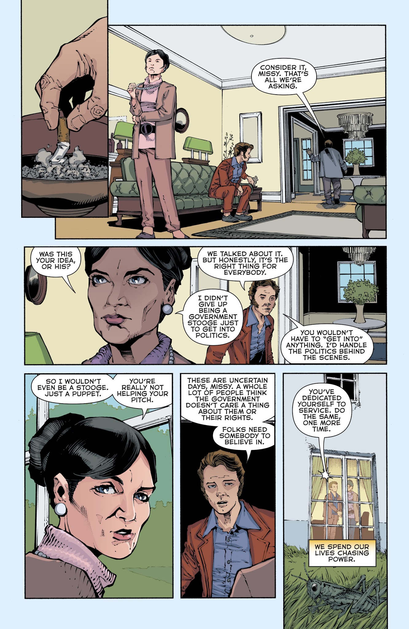 Read online The American Way: Those Above and Those Below comic -  Issue #1 - 9