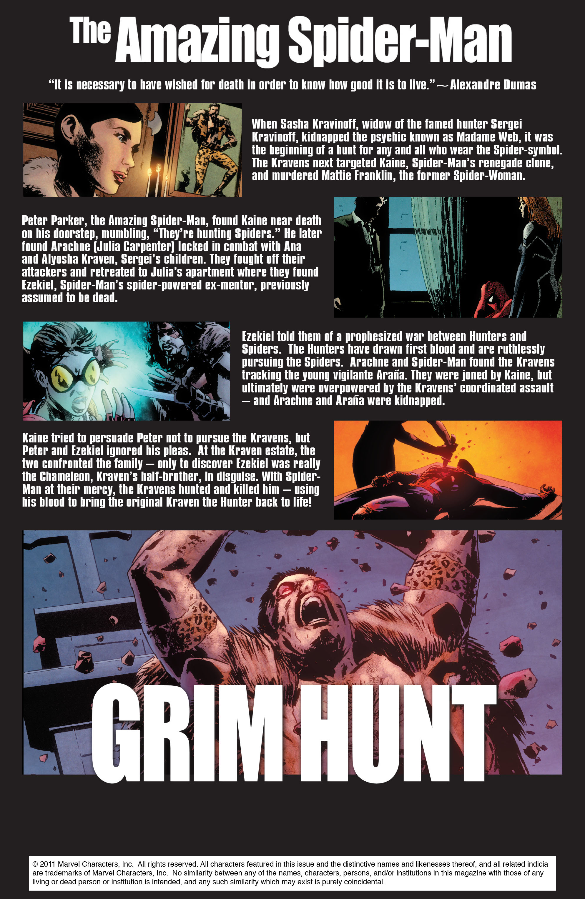 Read online Amazing Spider-Man: Grim Hunt comic -  Issue # TPB (Part 1) - 77