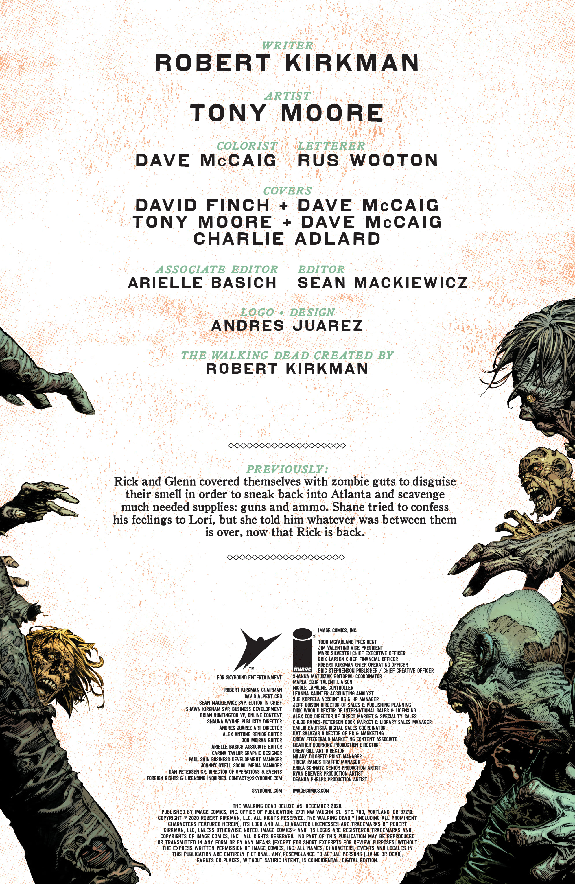 Read online The Walking Dead Deluxe comic -  Issue #5 - 2