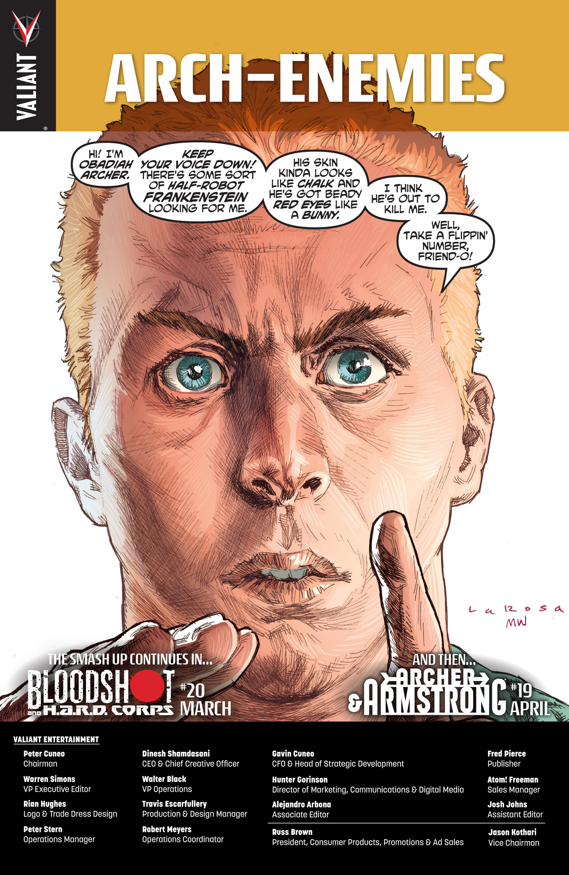 Read online Archer and Armstrong comic -  Issue #18 - 25