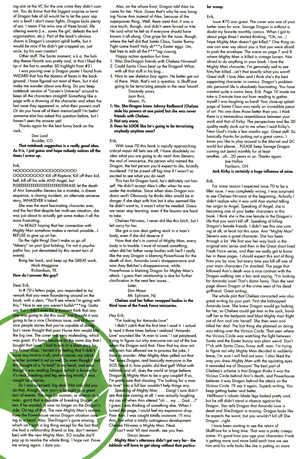 Read online The Savage Dragon (1993) comic -  Issue #72 - 28