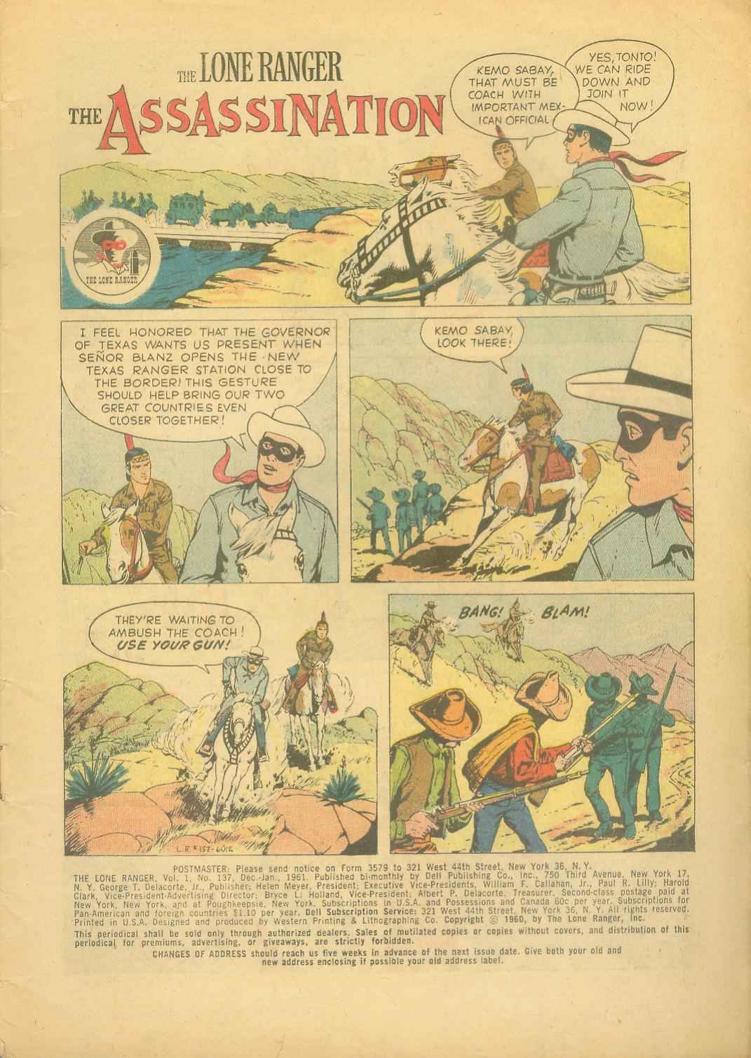 Read online The Lone Ranger (1948) comic -  Issue #137 - 3