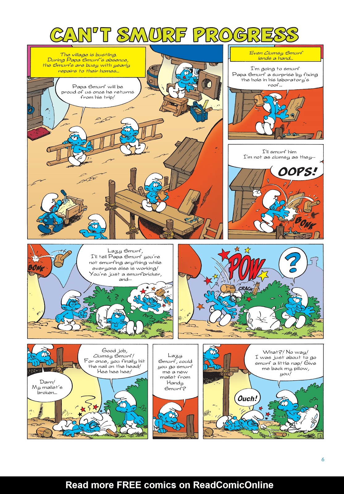 Read online The Smurfs comic -  Issue #23 - 6