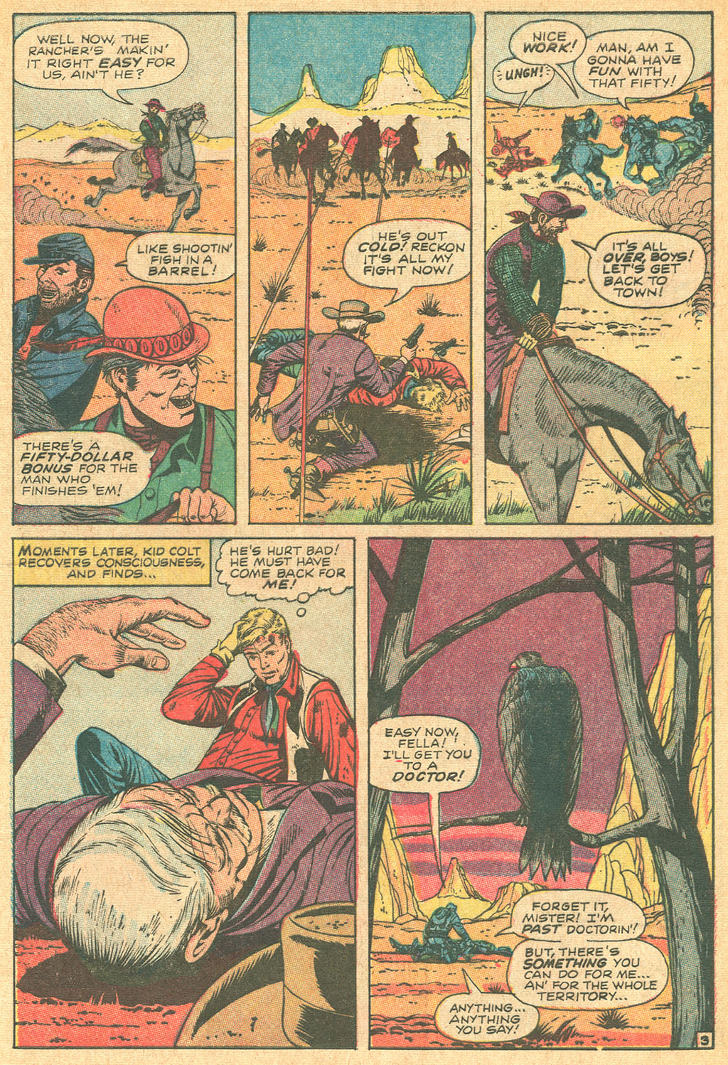 Read online Kid Colt Outlaw comic -  Issue #134 - 5