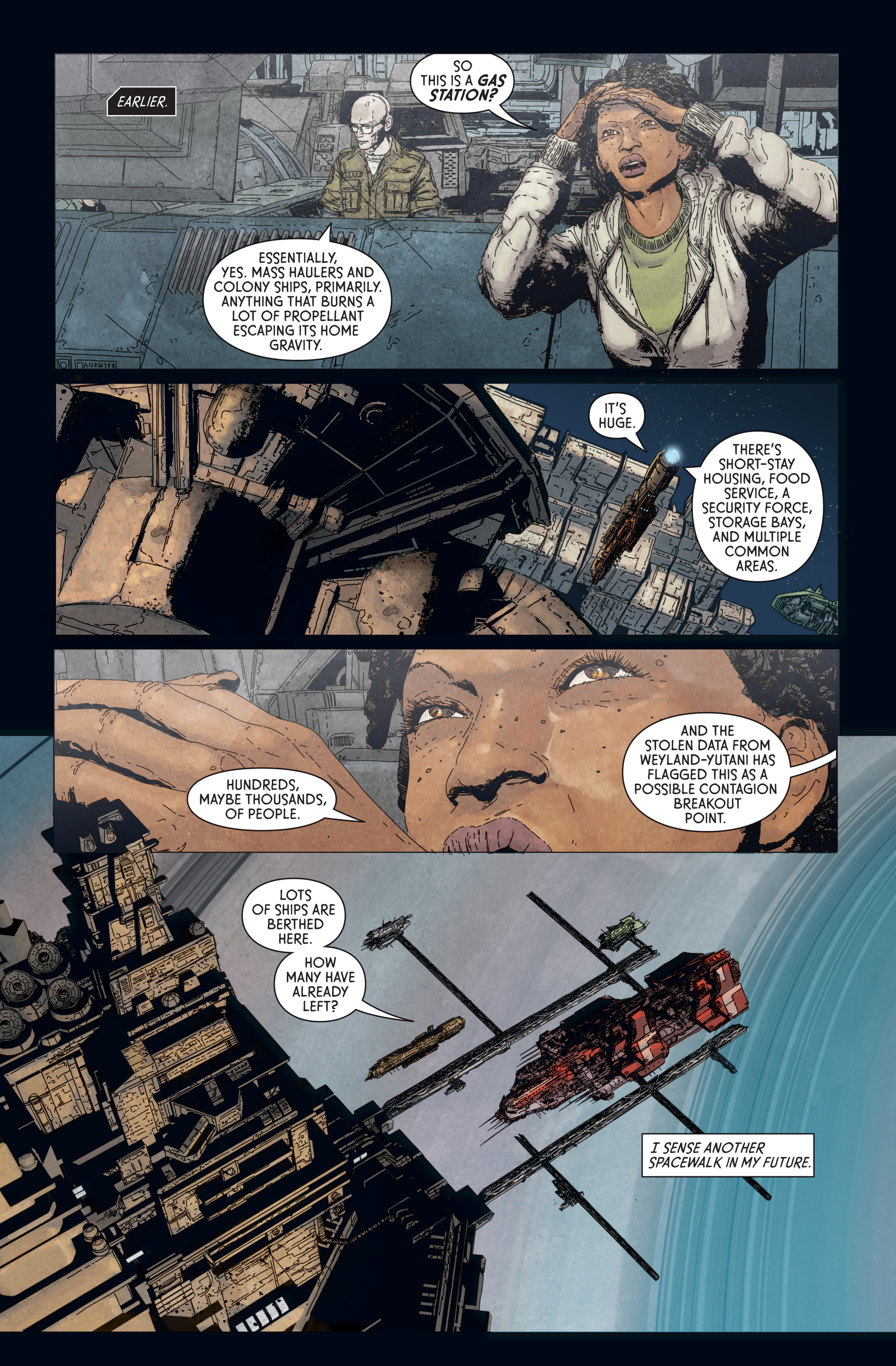 Read online Aliens: Defiance Library Edition comic -  Issue # TPB (Part 2) - 9