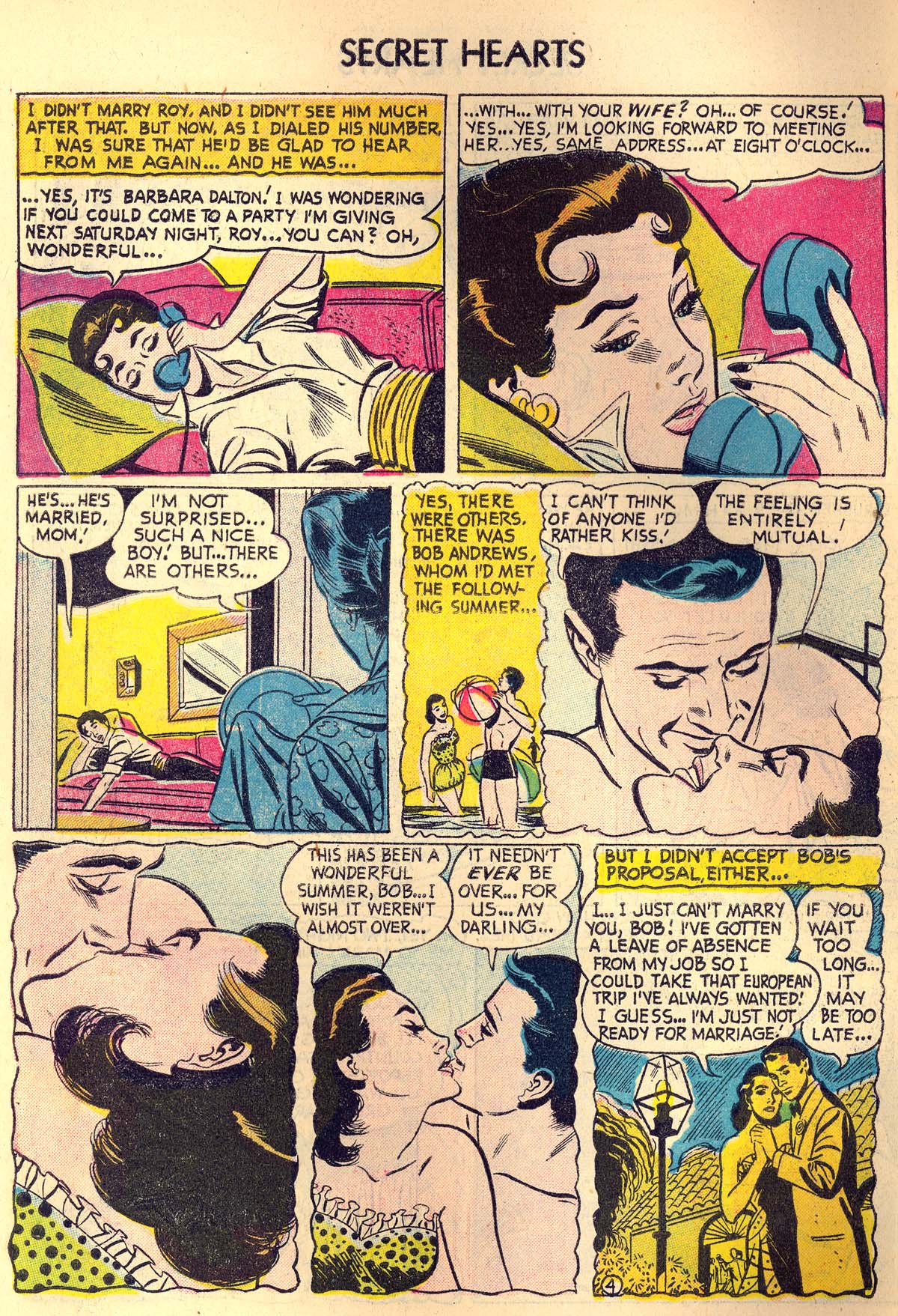 Read online Secret Hearts comic -  Issue #30 - 6