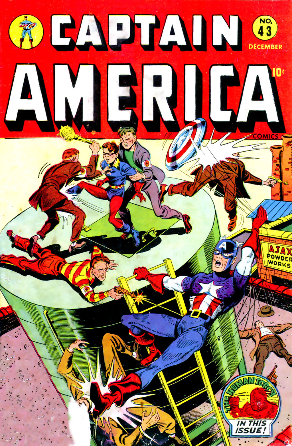 Read online Captain America Comics comic -  Issue #43 - 1