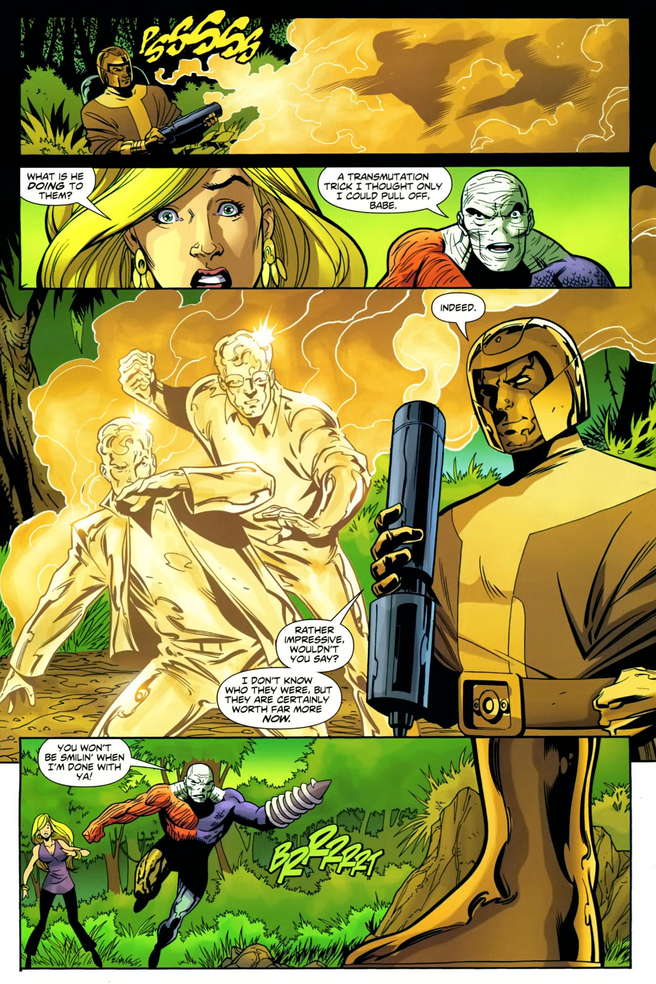 Read online Metamorpho: Year One comic -  Issue #6 - 9
