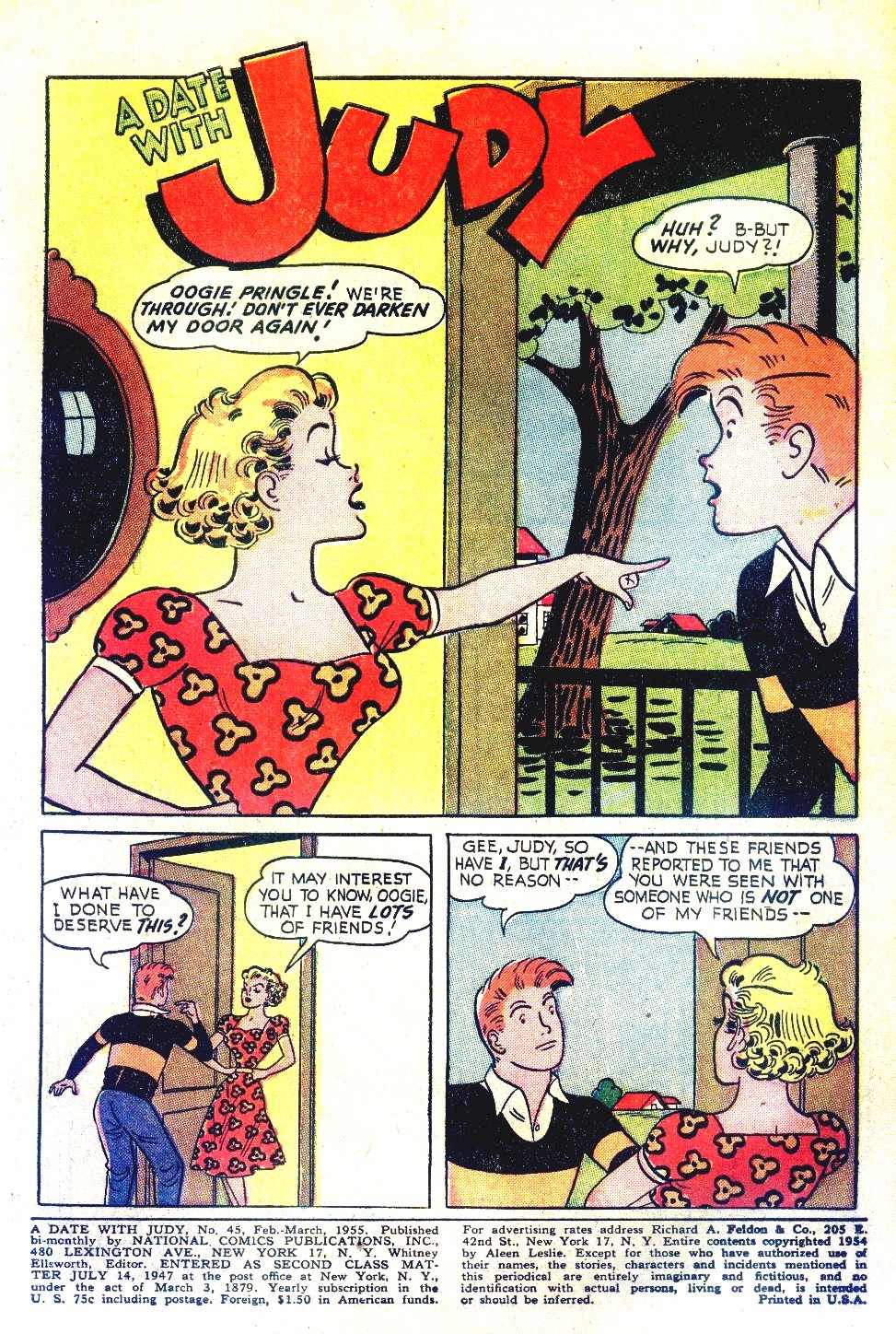Read online A Date with Judy comic -  Issue #45 - 3