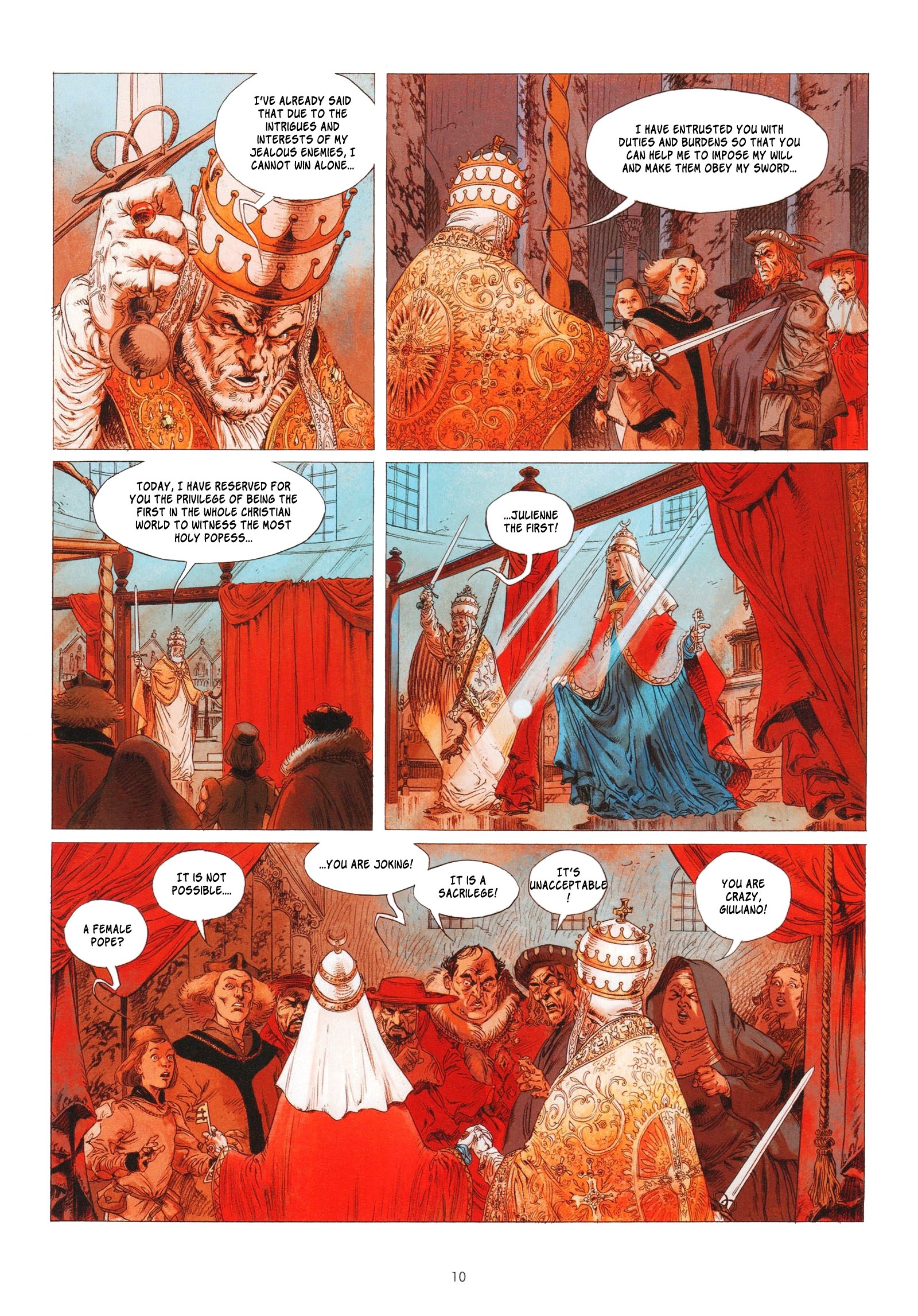 Read online The Terrible Pope comic -  Issue #2 - 10