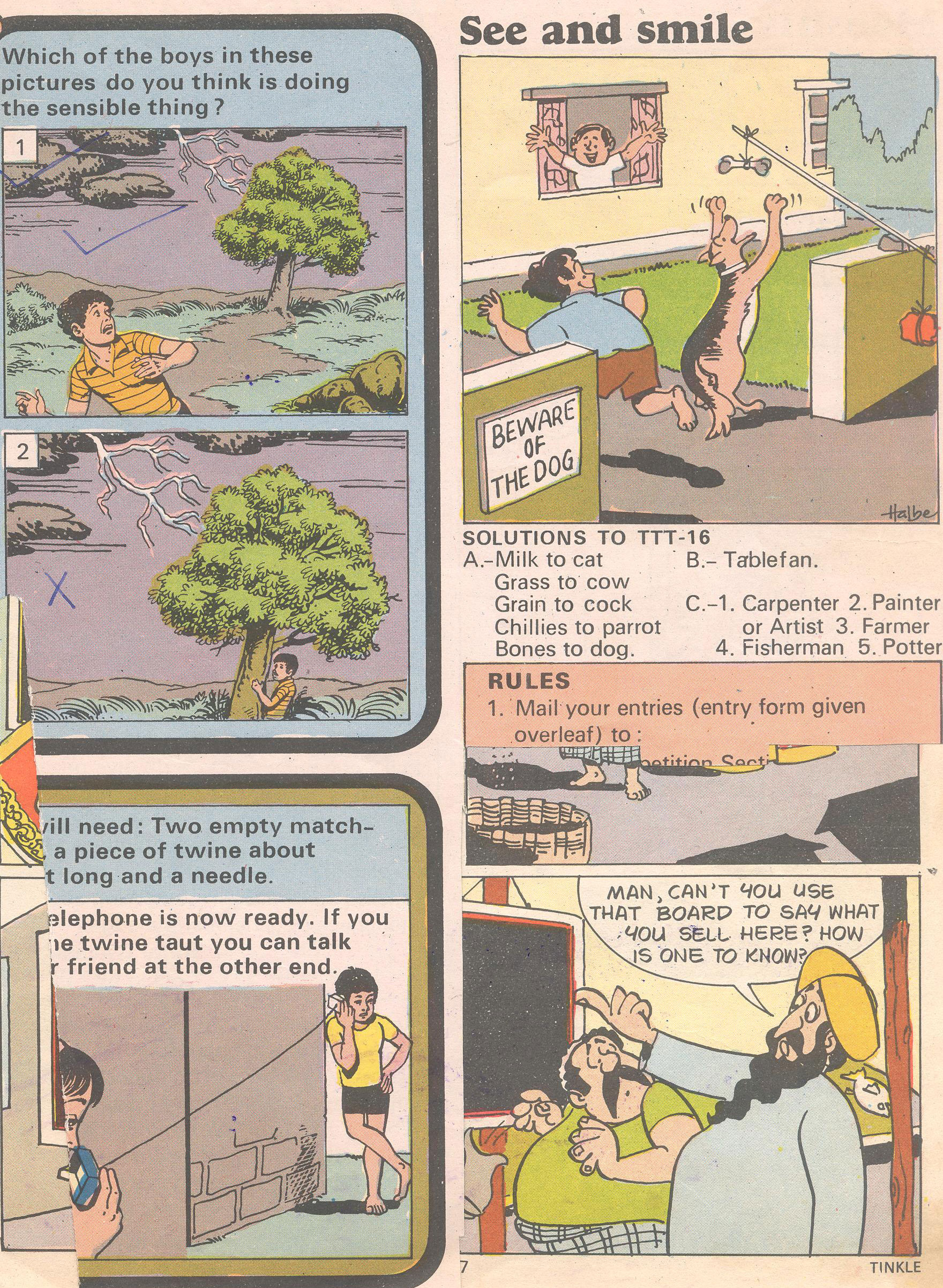 Read online Tinkle comic -  Issue #17 - 17