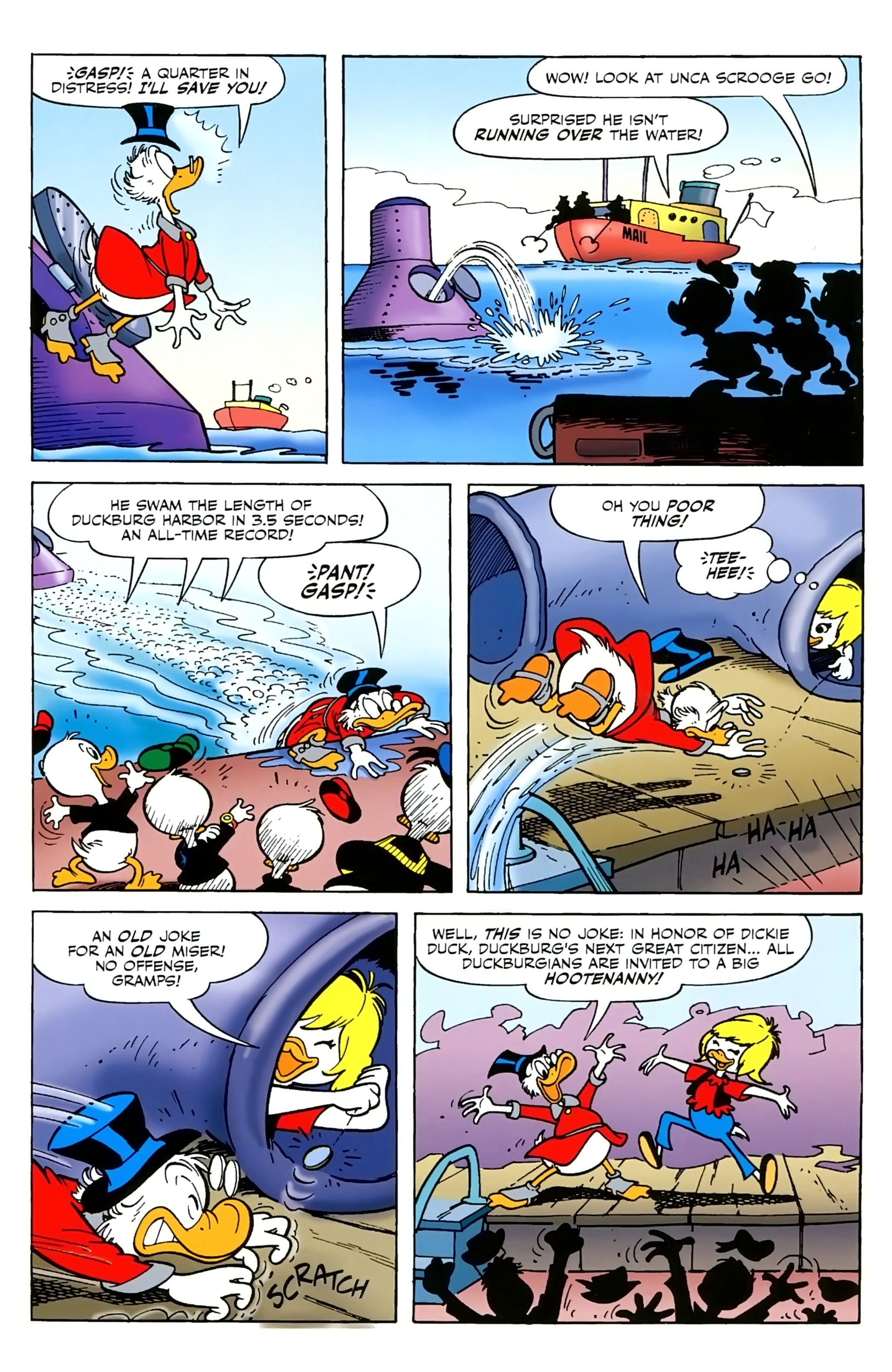 Read online Uncle Scrooge (2015) comic -  Issue #18 - 22