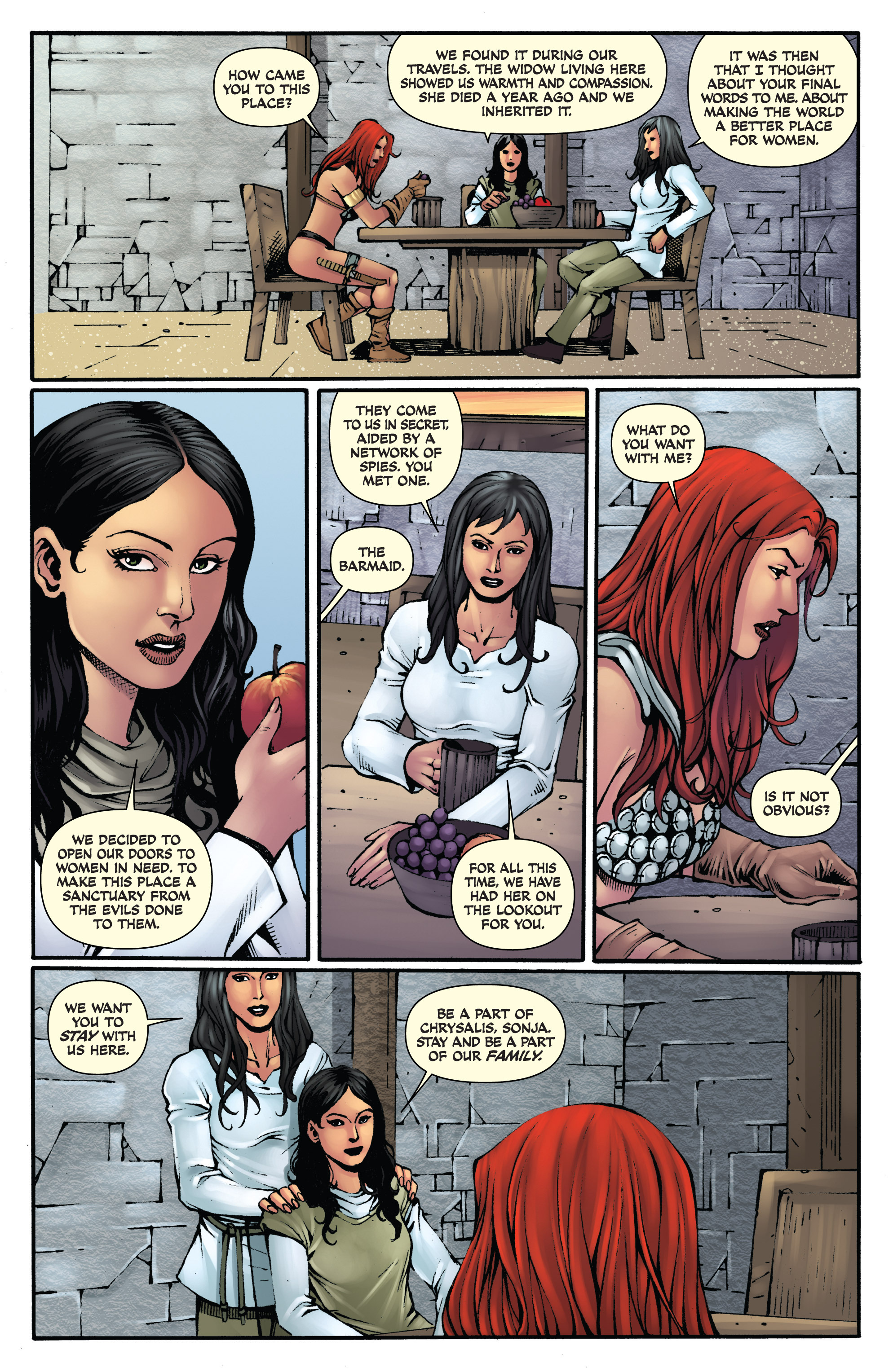 Read online Red Sonja: Sanctuary comic -  Issue # Full - 8